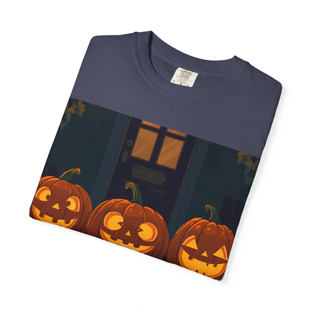 Happy Halloween Pumpkin Unisex T-shirt, Spooky Season Tee, Fall Festival Shirt, Pumpkin Graphic Top, Halloween Gift for Him/Her
