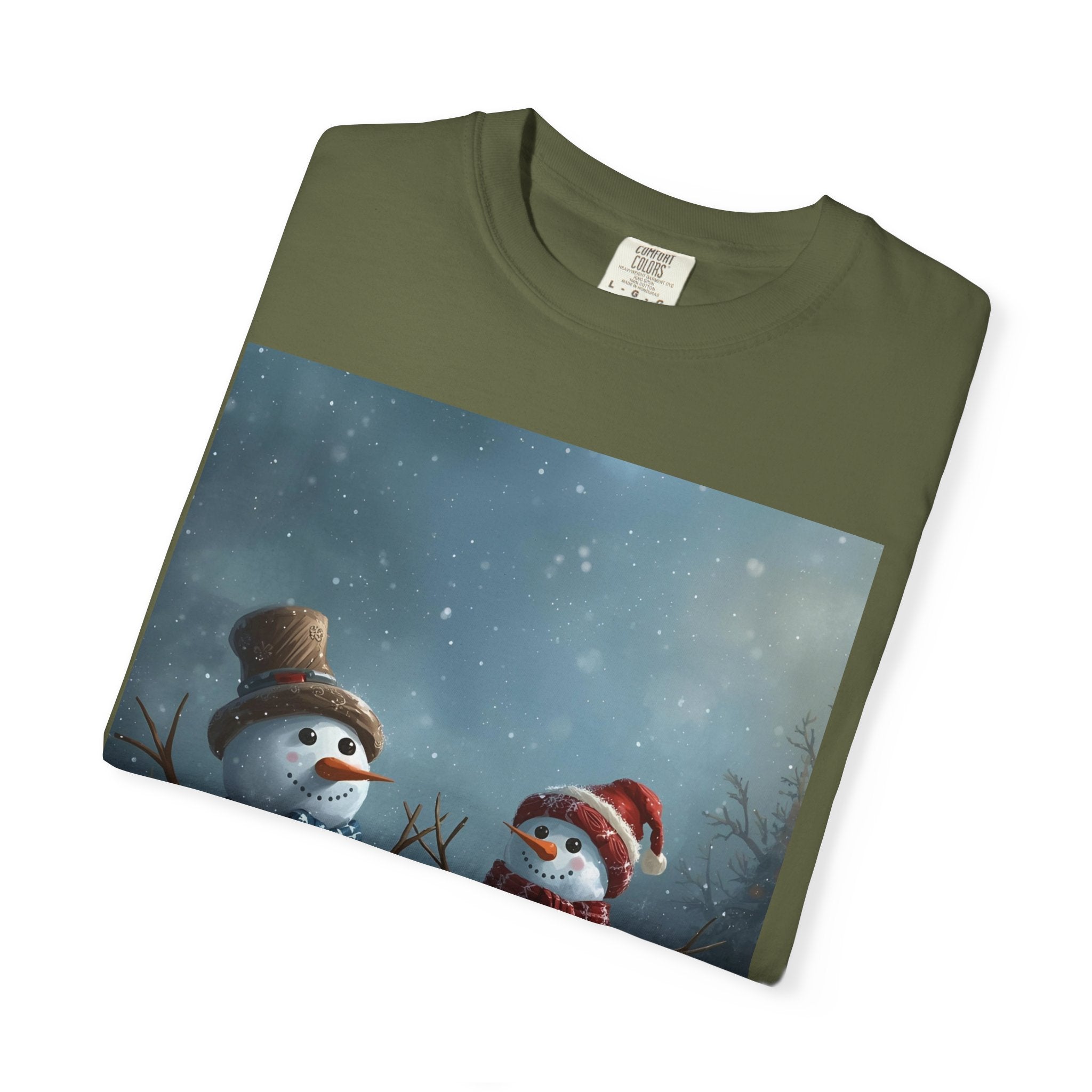Christmas Winter Wonderland Snowman T-Shirt | Cozy Holiday Tee, Christmas Gift, Unisex Apparel, Seasonal Fashion, Winter Vibes