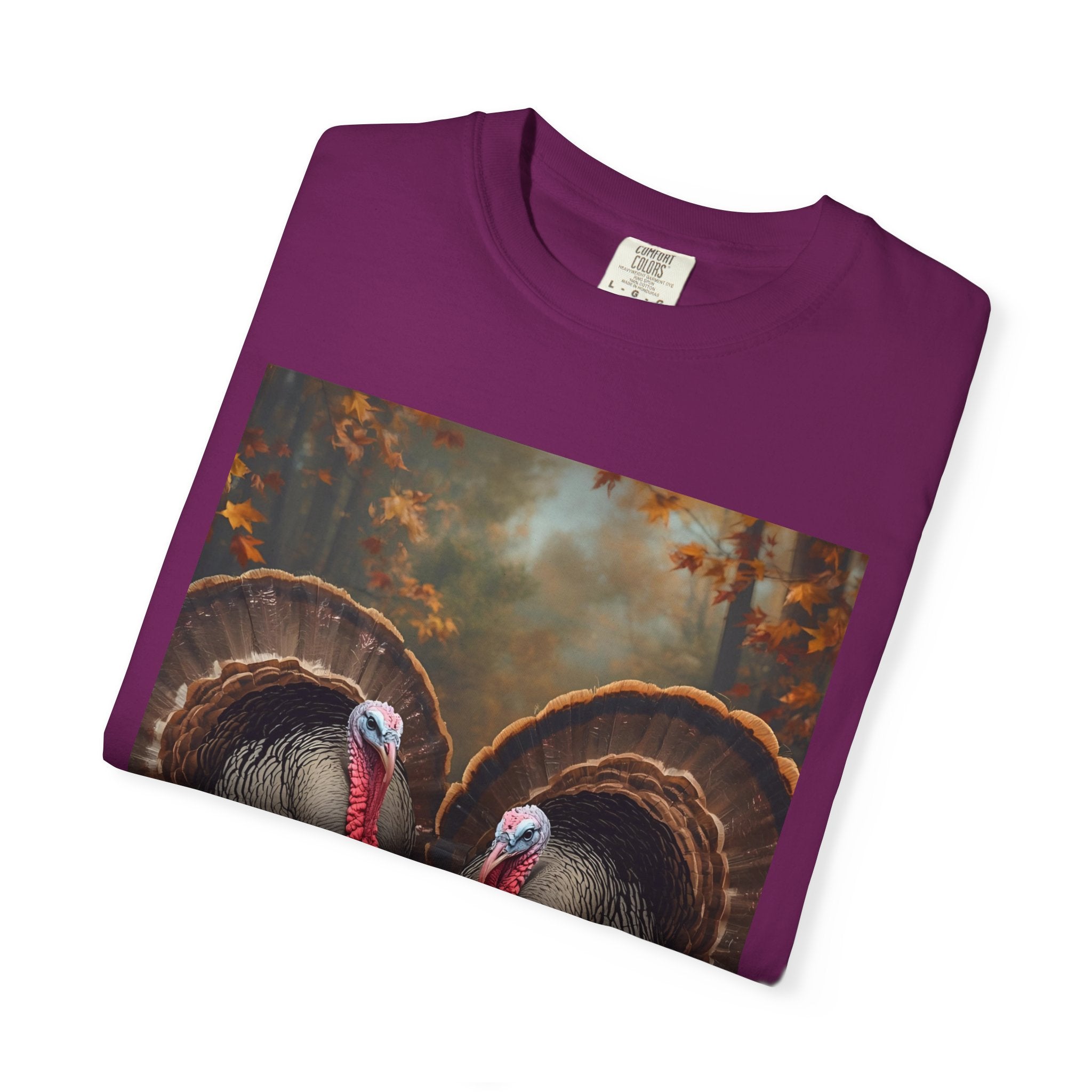 Thanksgiving Turkey T-Shirt, Fall Apparel, Unisex Tee, Harvest Celebration Gift, Autumn Wardrobe Essential