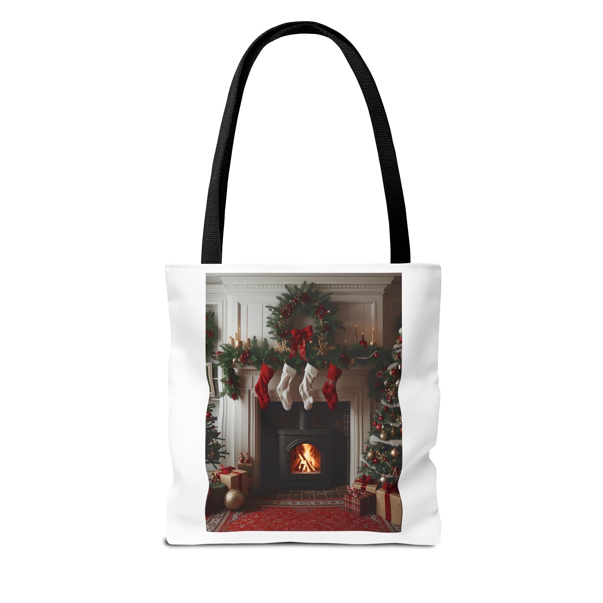 Cozy Christmas Tote Bag, Holiday Tote, Festive Bag, Gift Bag, Shopping Tote, Merry Christmas Decor, Seasonal Accessories