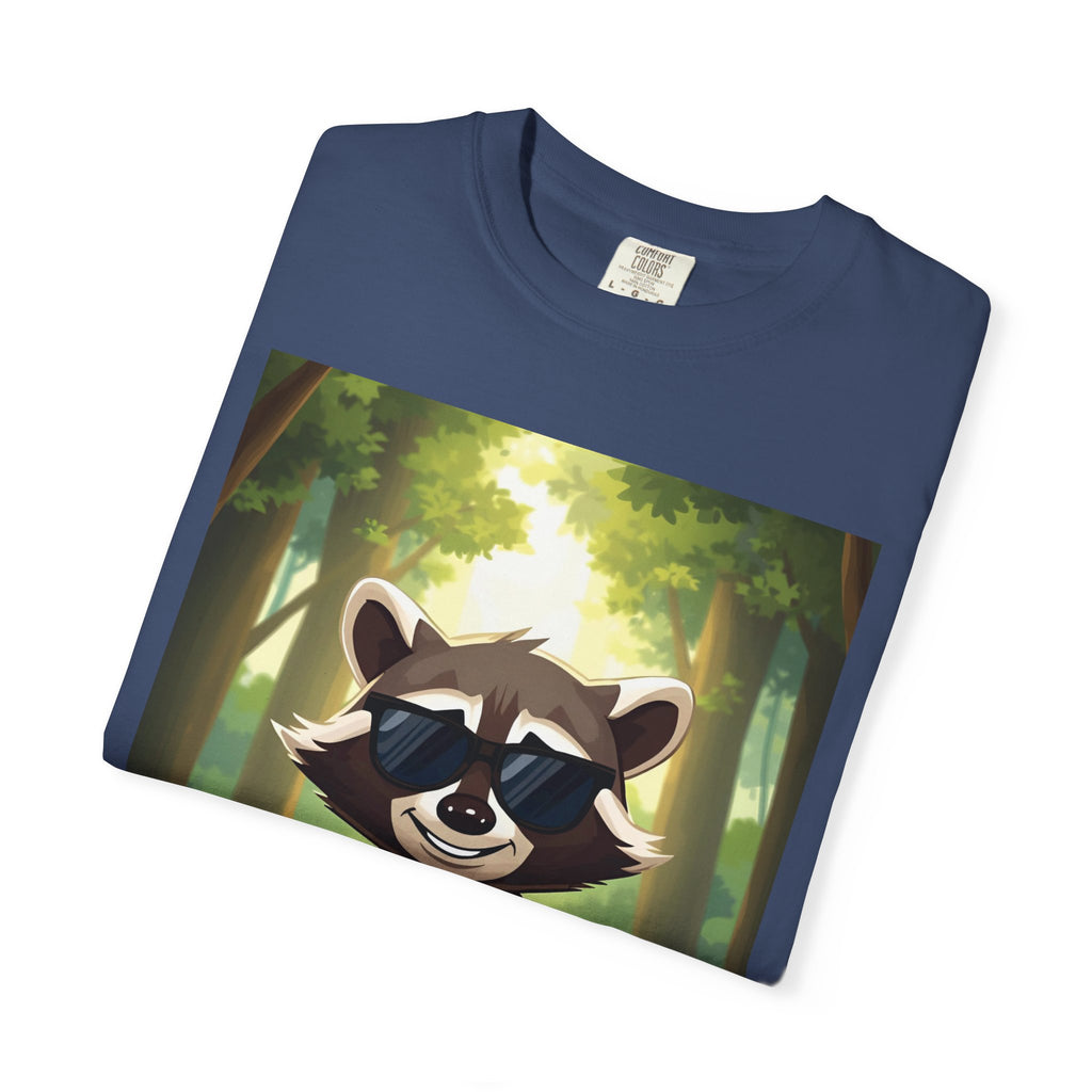 Whimsical Raccoon T-Shirt, Fun Nature Tee, Unisex Forest Shirt, Gift for Animal Lovers, Cute Wildlife Apparel
