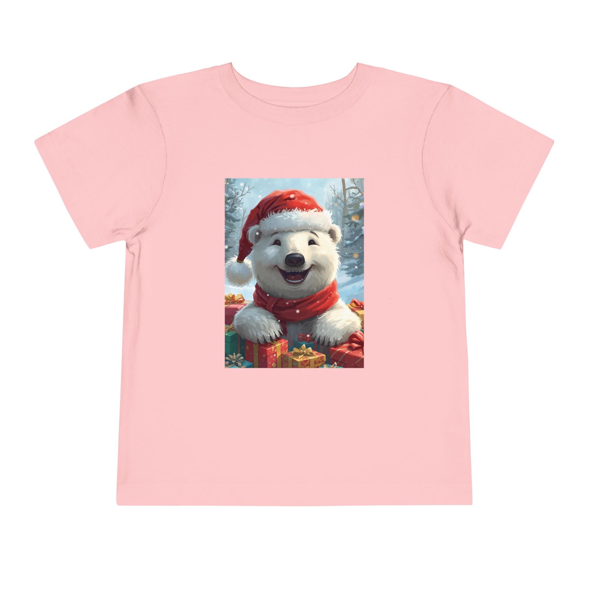 Christmas Bear Toddler Short Sleeve Tee
