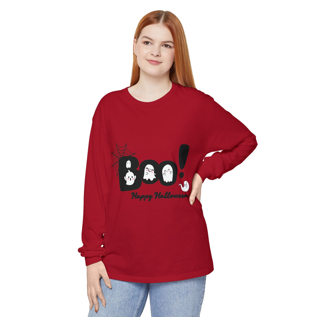 Halloween Boo Long Sleeve T-Shirt, Unisex Spooky Tee, Perfect for Fall Celebrations, Ghost Graphic Shirt, October Style Apparel, Casual [...]
