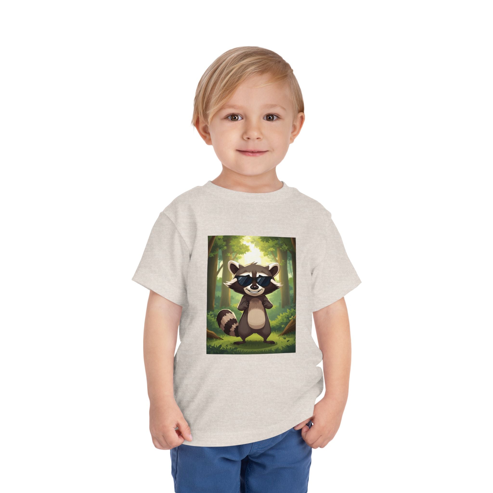Raccoon Toddler Short Sleeve Tee