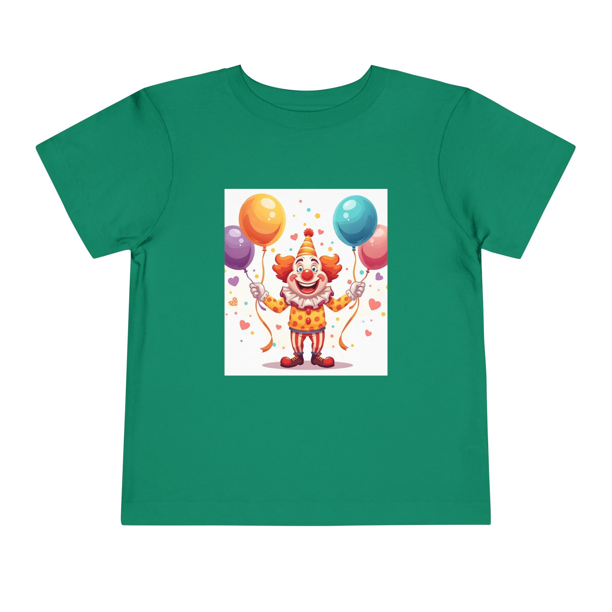 Funny Clown Toddler Short Sleeve Tee