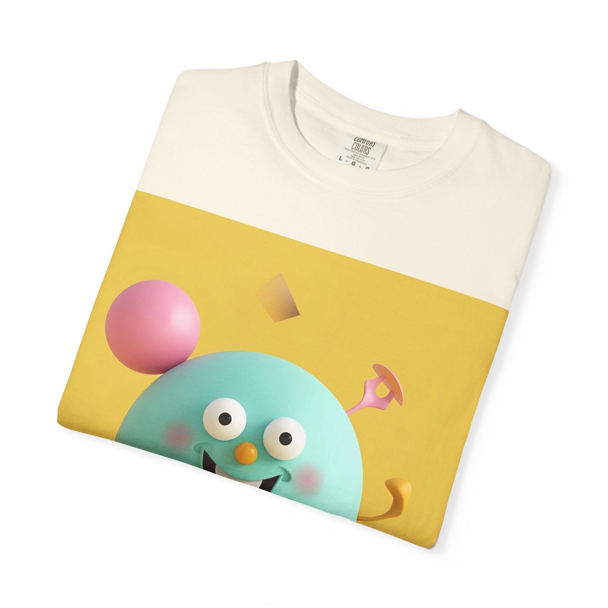 Playful Colorful Cartoon T-Shirt for Fun-Loving Souls, Graphic Tee, Gift for Kids & Adults, Birthday Party Outfit, Casual Wear, Housewarming Gift