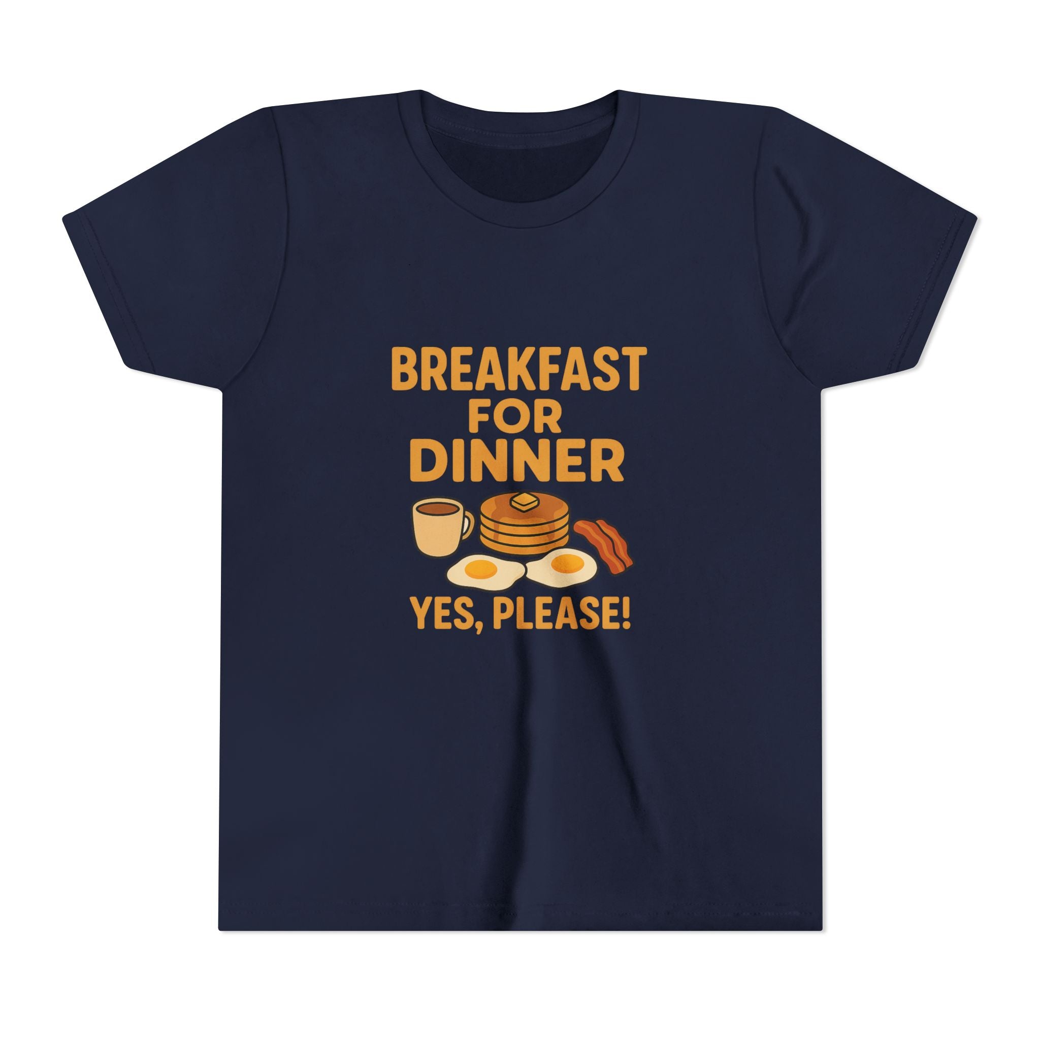Breakfast For Dinner Youth Short Sleeve Tee