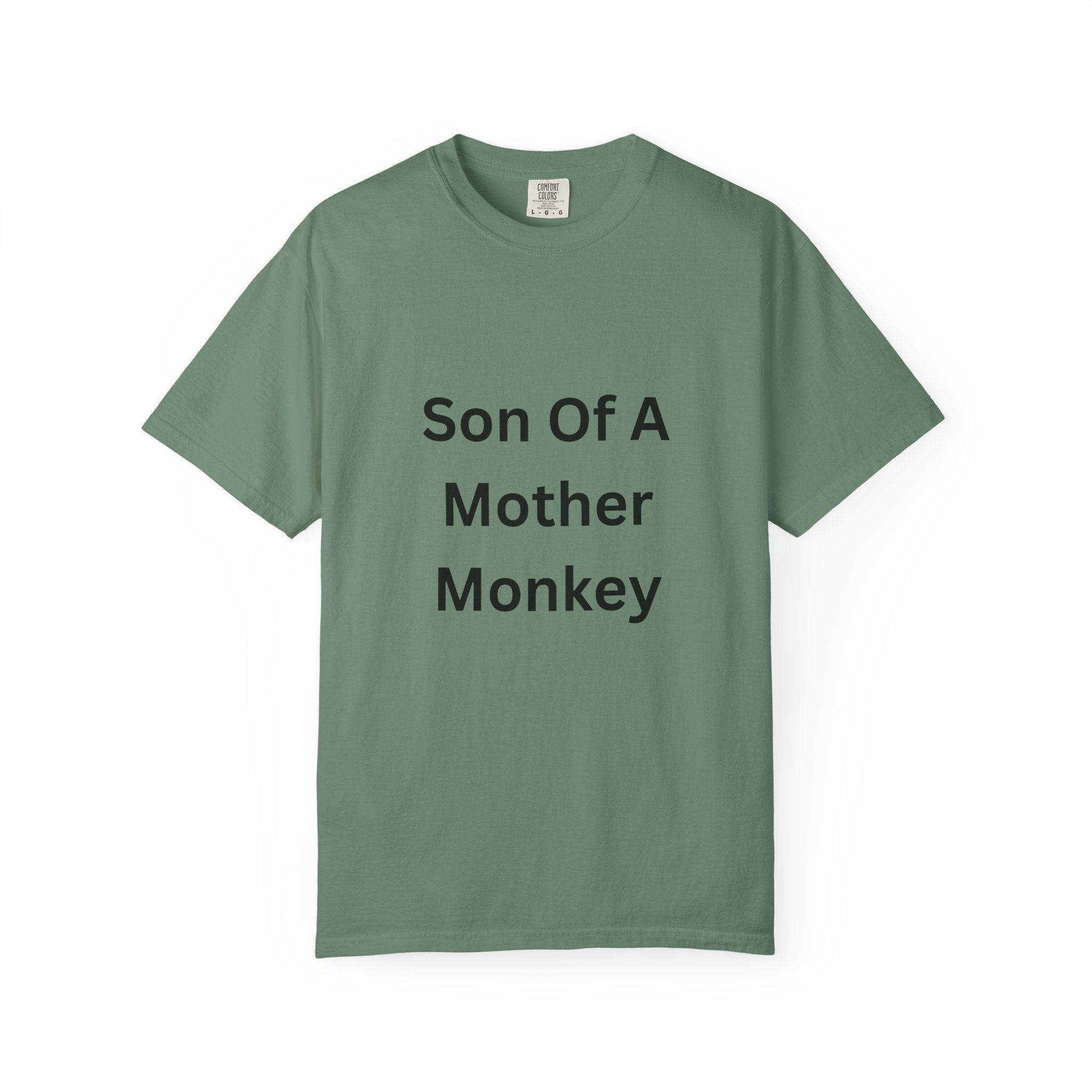 Unisex Humor T-shirt - "Son Of A Mother Monkey" - Funny Gift for Moms, Casual Wear, Birthday Gift, Eco-Friendly Tee, Unique Gift Idea