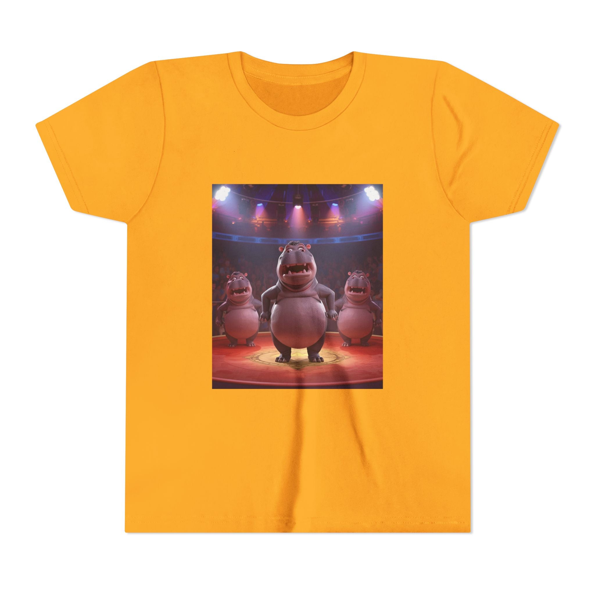 Hippo Funny Youth Short Sleeve Tee