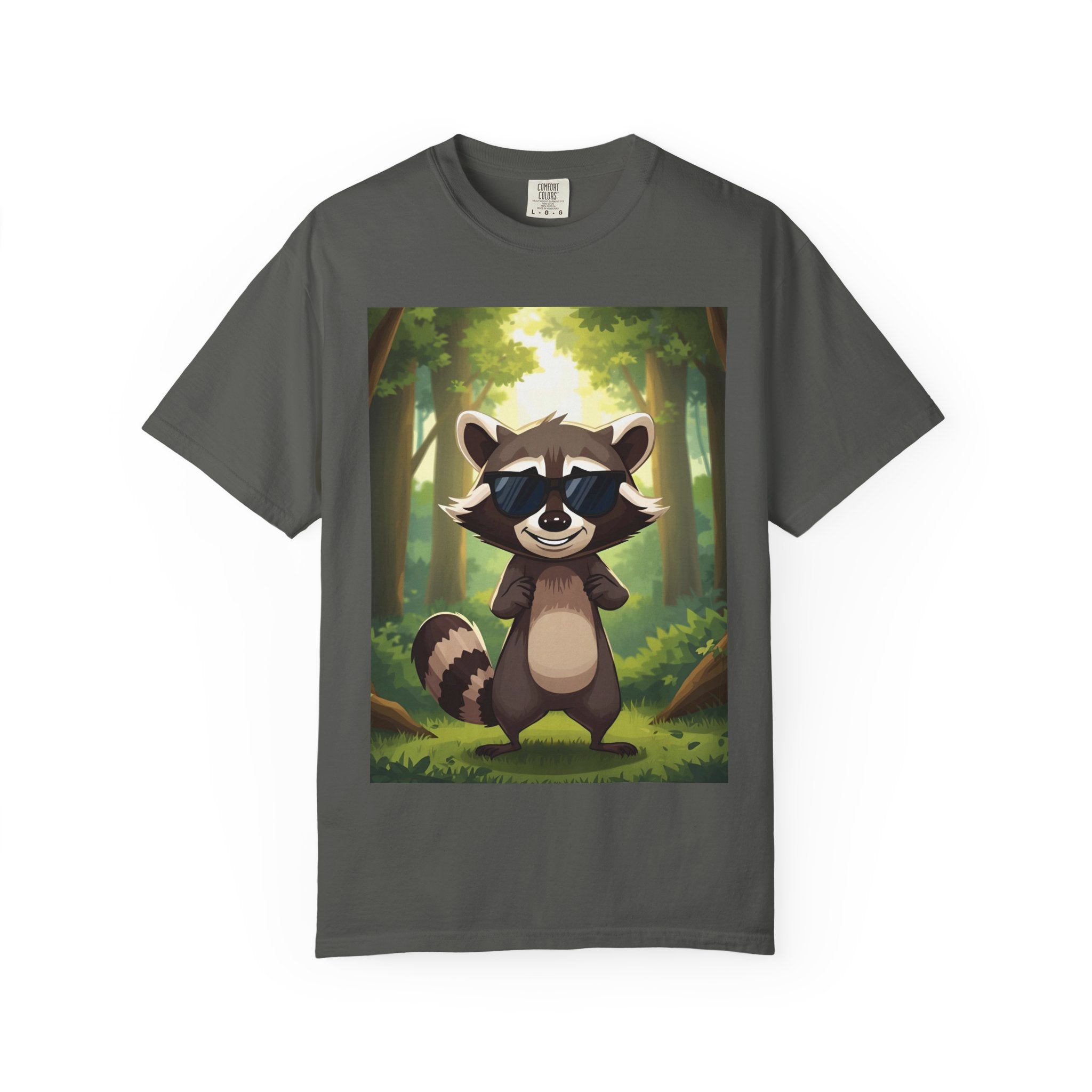 Whimsical Raccoon T-Shirt, Fun Nature Tee, Unisex Forest Shirt, Gift for Animal Lovers, Cute Wildlife Apparel