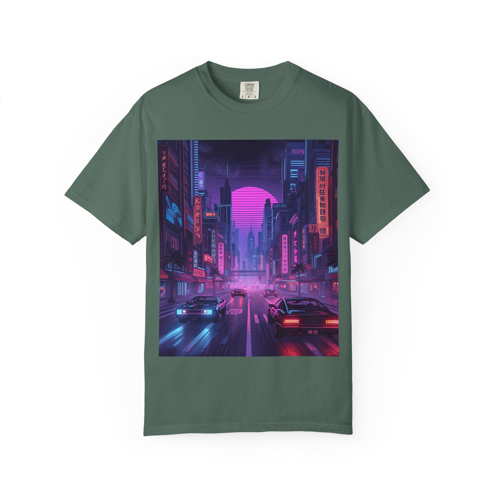 Futuristic City Unisex T-Shirt, Trendy Graphic Tee, Streetwear Style, Perfect for Gifts, Casual Wear, Summer Vibes