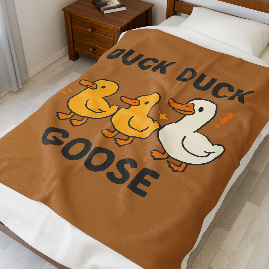 Duck Duck Goose Plush Blanket