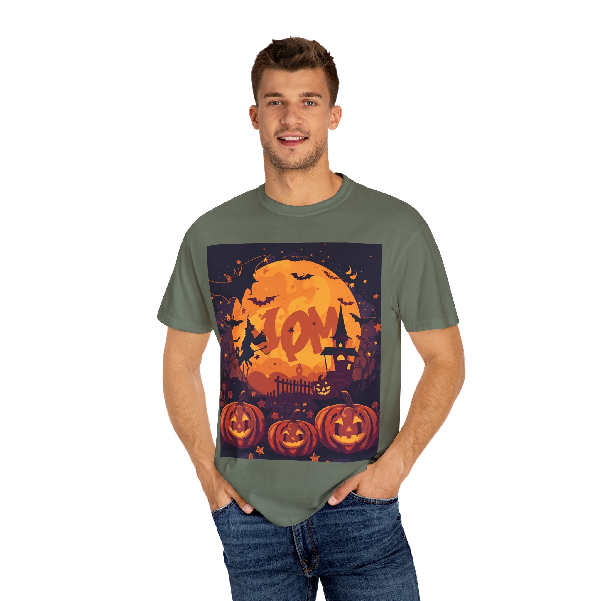 Halloween Pumpkin Graphic Tee, Unisex T-shirt, Spooky Shirt, Pumpkin Shirt, Fall Fashion, Halloween Costume, Autumn Apparel