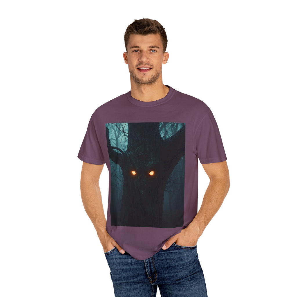 Spooky Mysterious Forest Creature T-Shirt, Unisex Shirt, Nature Lover Gift, Halloween Apparel, Unique Graphic Tee