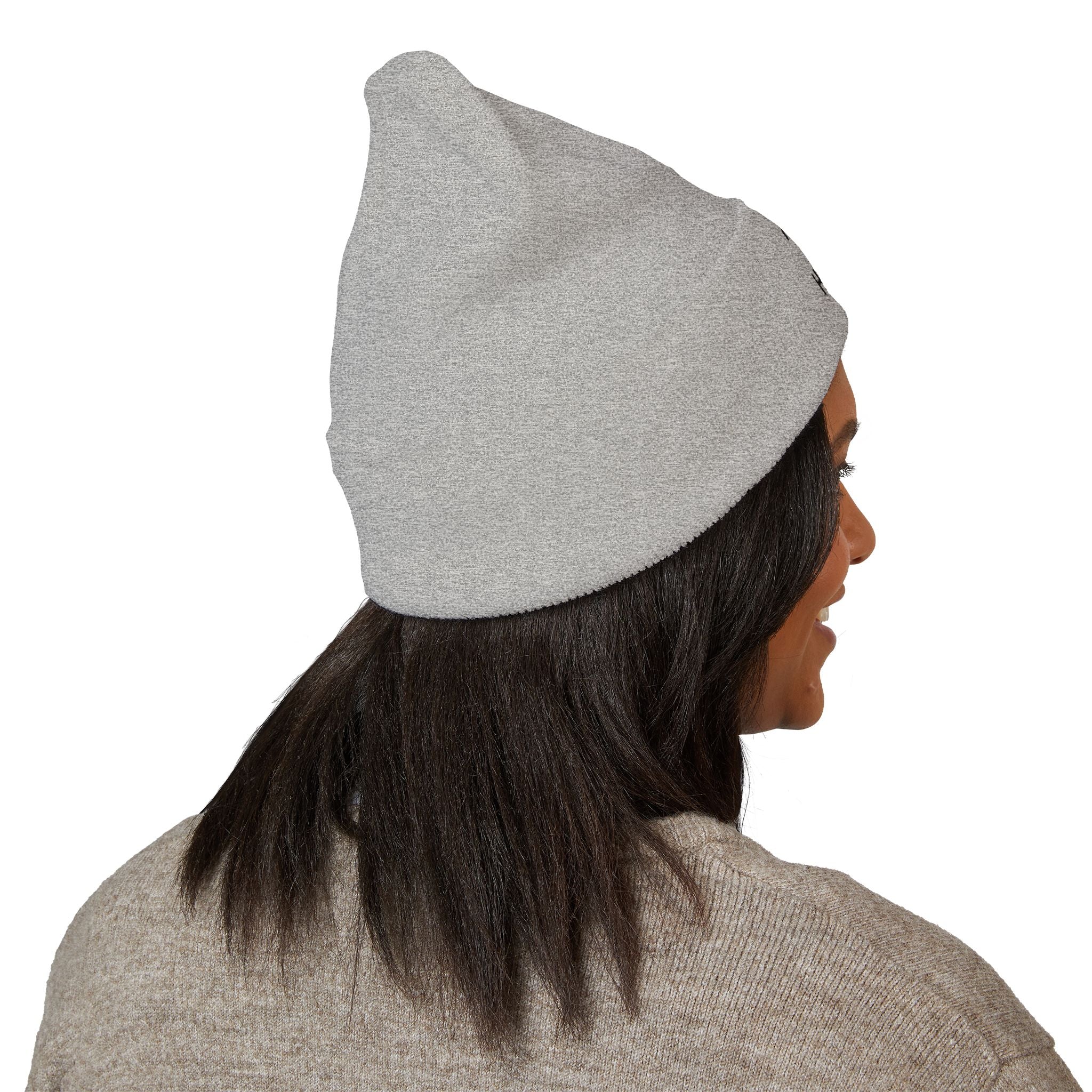 Mama Mode Embroidered 'Raising Tiny Humans' Cuffed Beanie — Cozy New Parent Gift