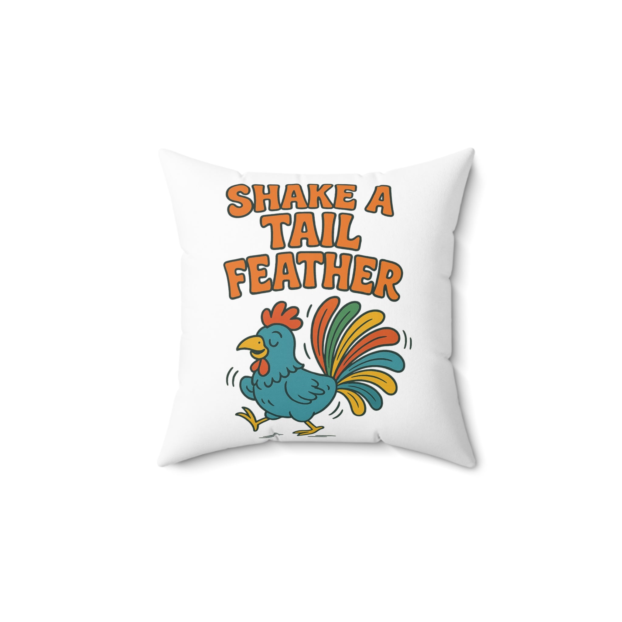 Whimsical Rooster Pillow