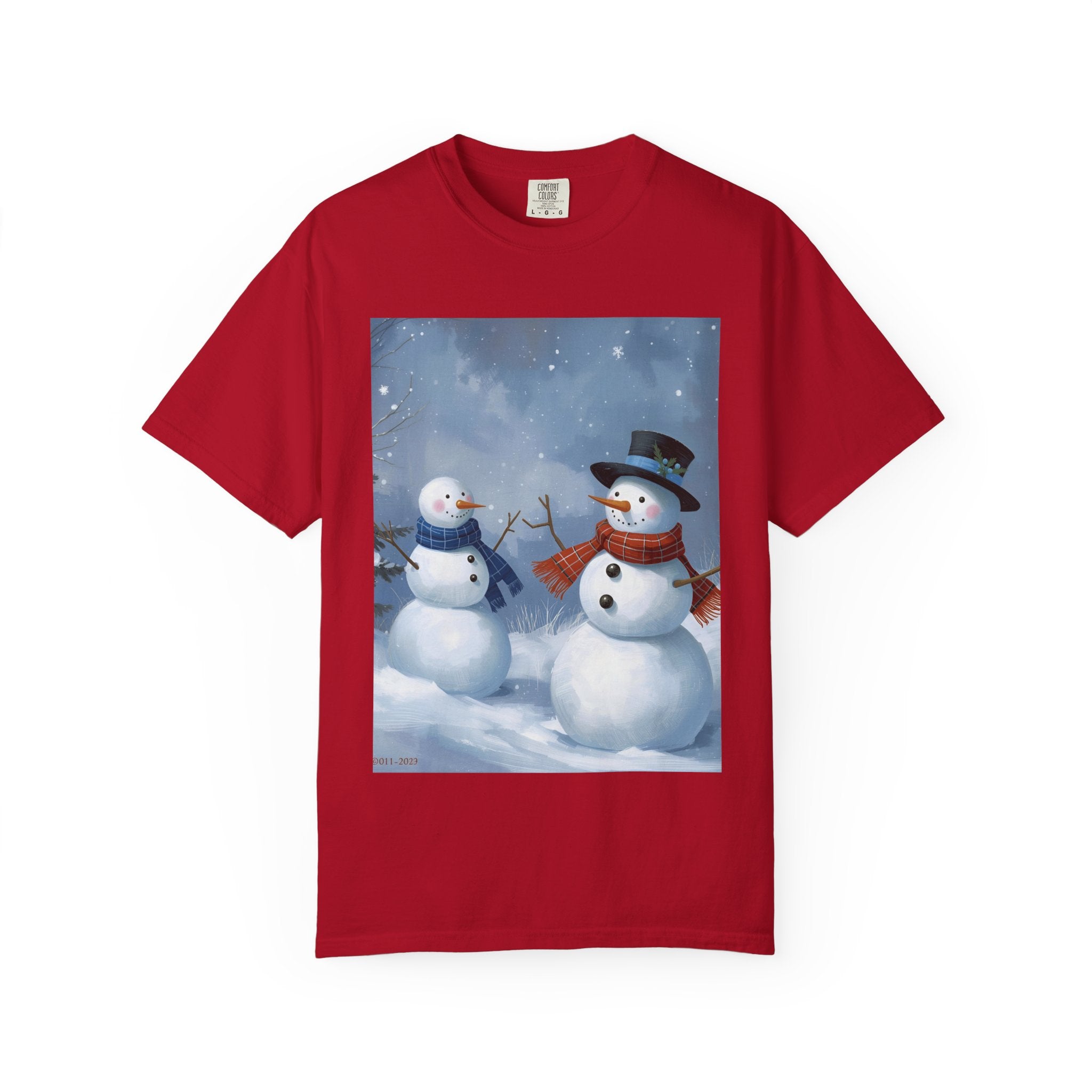Christmas Snowman Family T-Shirt, Holiday Gift, Cozy Tee, Unisex Snowman Shirt, Festive Apparel, Winter Celebration Wear