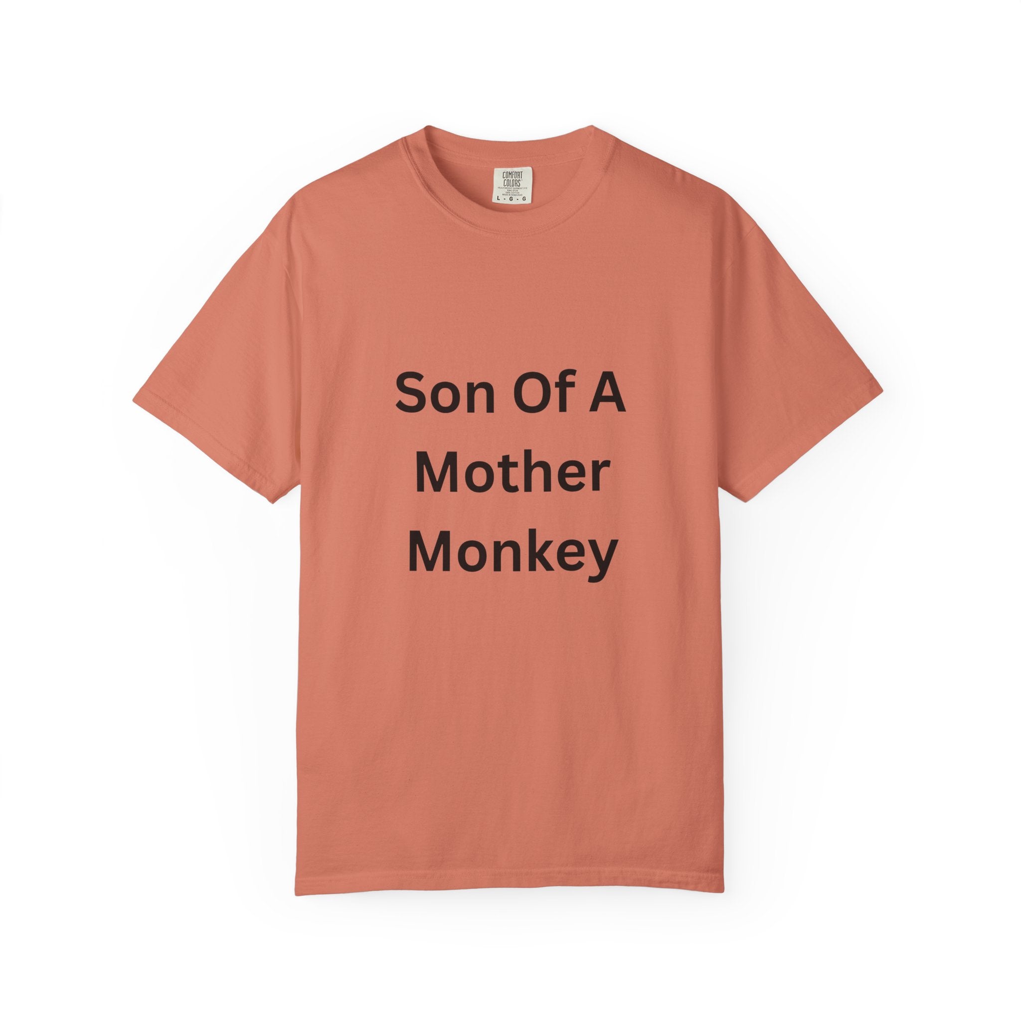 Unisex Humor T-shirt - "Son Of A Mother Monkey" - Funny Gift for Moms, Casual Wear, Birthday Gift, Eco-Friendly Tee, Unique Gift Idea