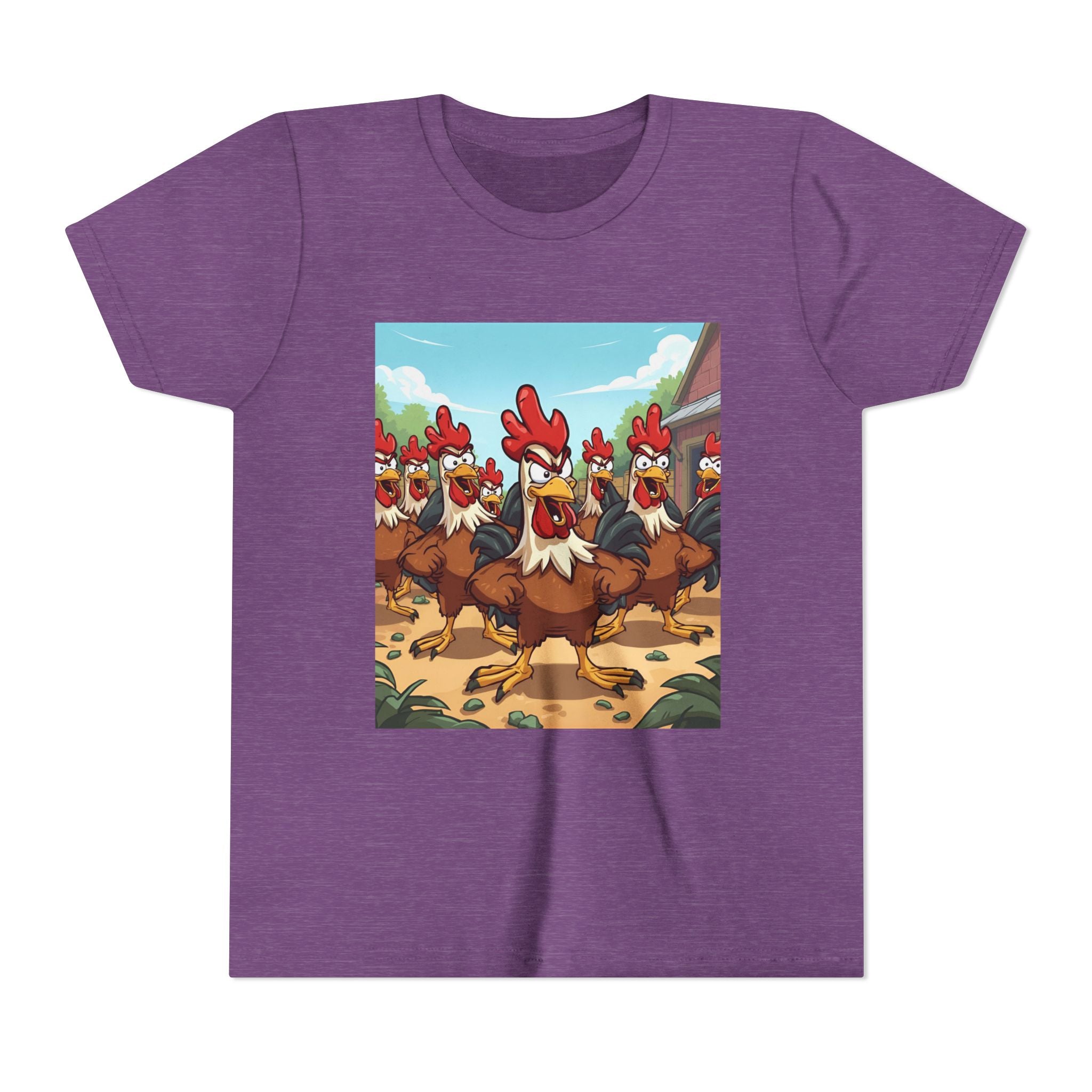 Chicken Funny Youth Short Sleeve Tee