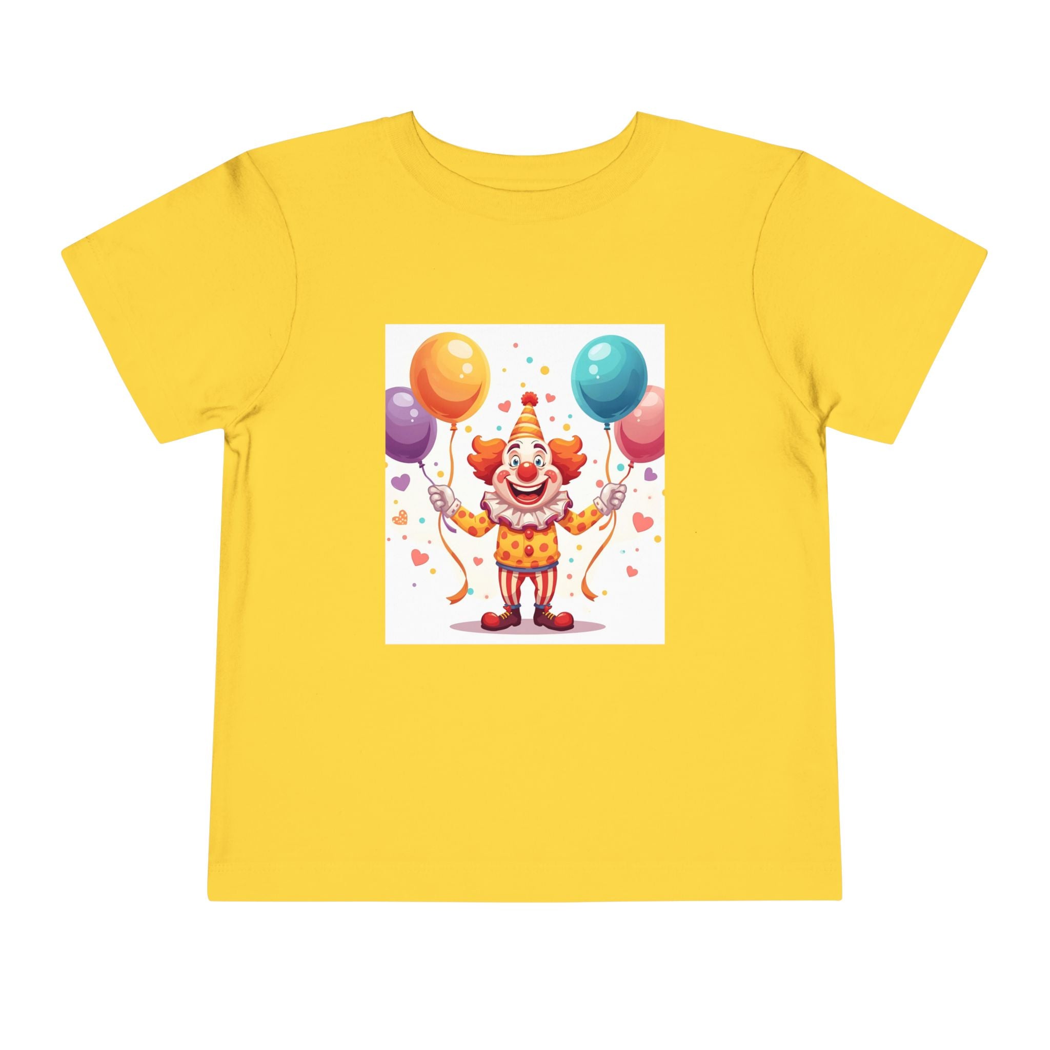 Funny Clown Toddler Short Sleeve Tee
