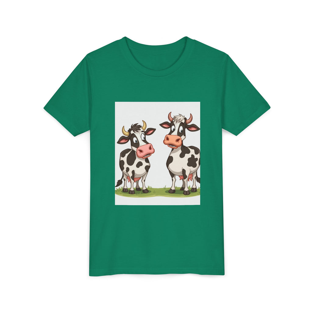 Cute Cows Youth Short Sleeve Tee