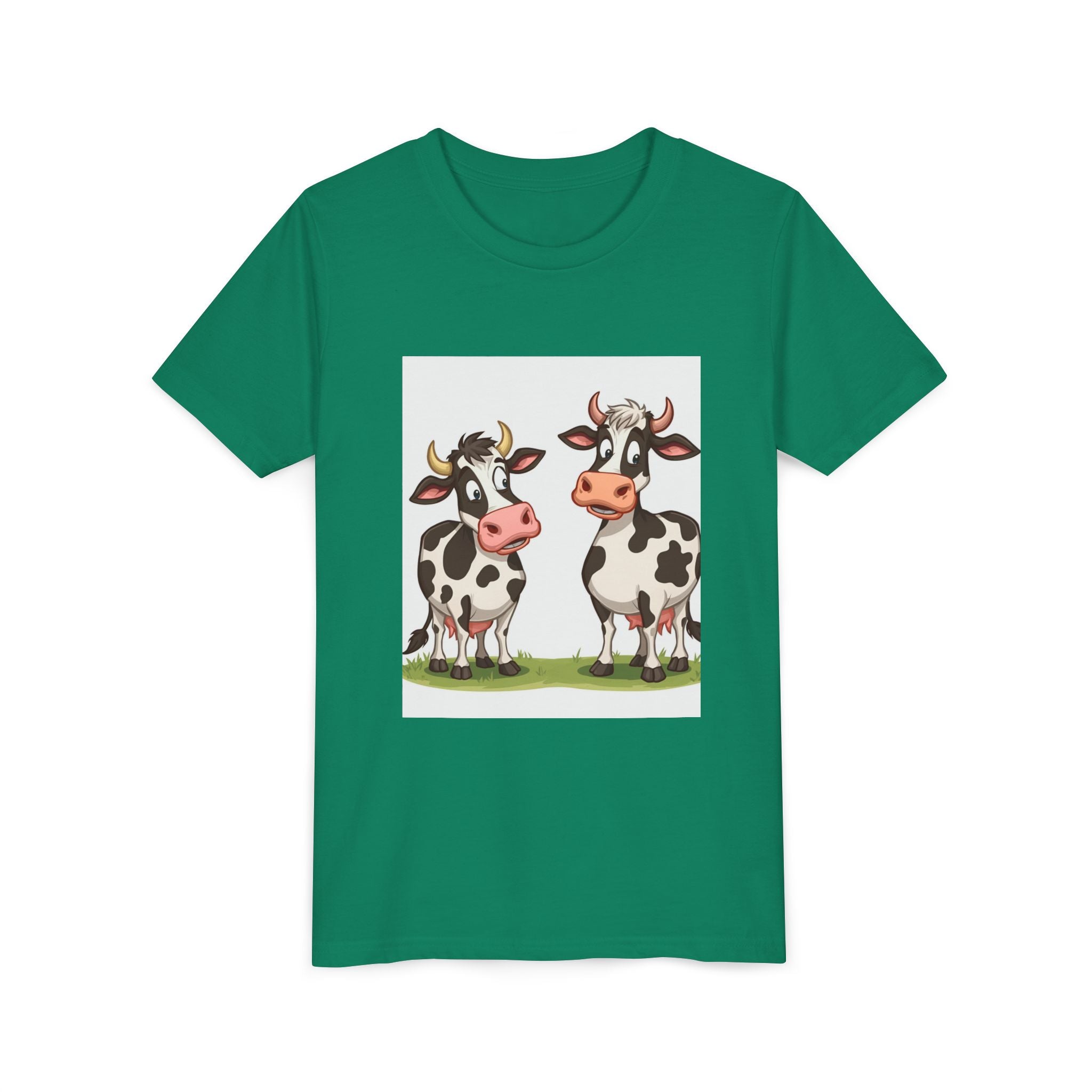 Cute Cows Youth Short Sleeve Tee