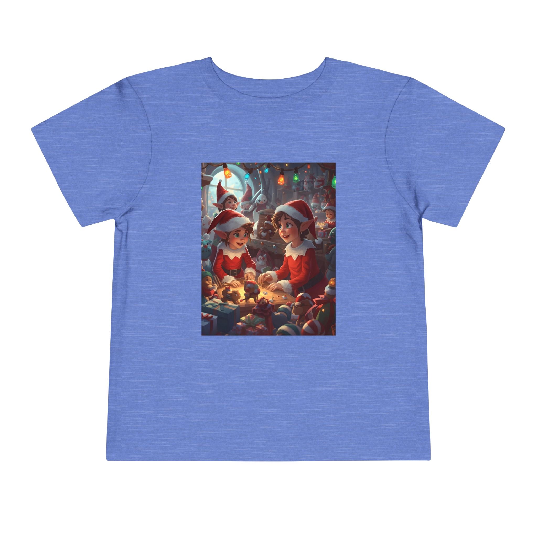 Christmas Toddler Tee, Cute Holiday Shirt, Elf Design, Kids Christmas Outfit, Fun Xmas Gift, Toddler Apparel