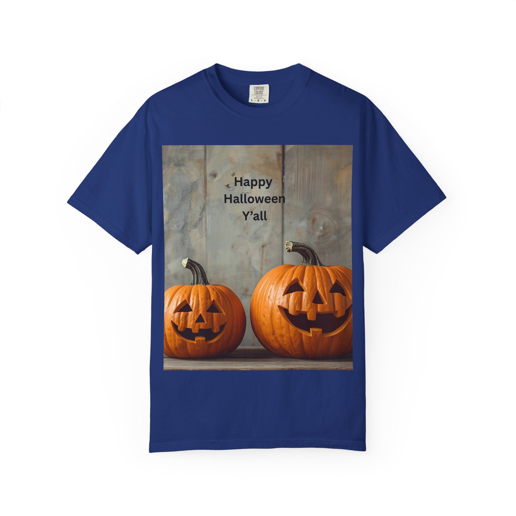 Happy Halloween Unisex T-Shirt, Spooky Fall Tee, Pumpkin Graphic Shirt, Halloween Costume Top, Fall Celebration Wear