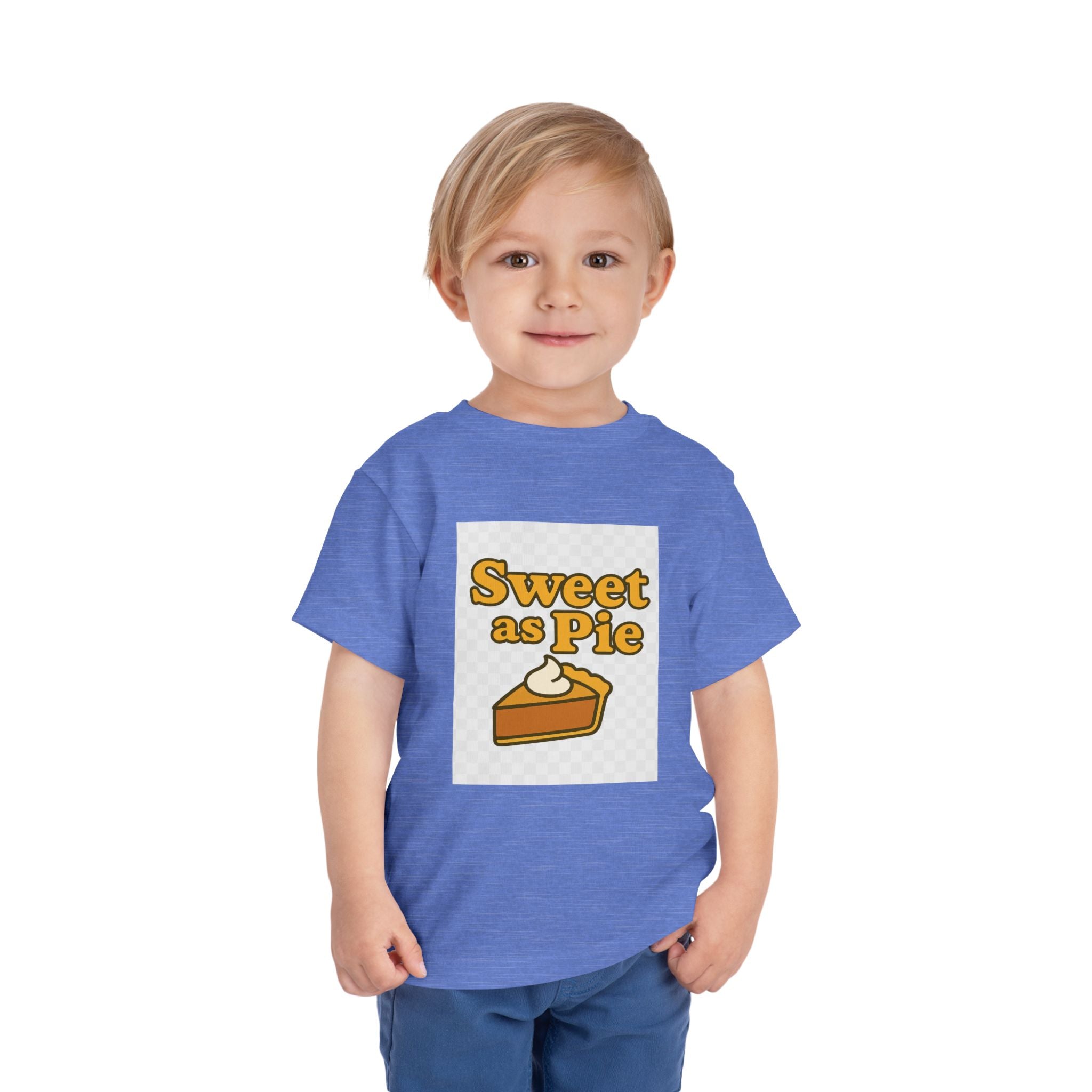 Sweet as Pie Toddler Tee - Cute Short Sleeve Shirt for Kids