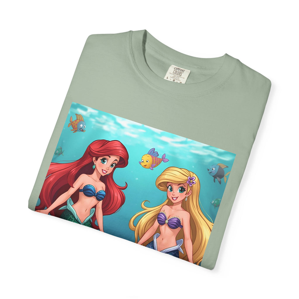 Mermaid Friends T-Shirt, Colorful Underwater Theme Tee, Gift for Sea Lovers, Perfect for Summer, Birthday Present, Beachwear