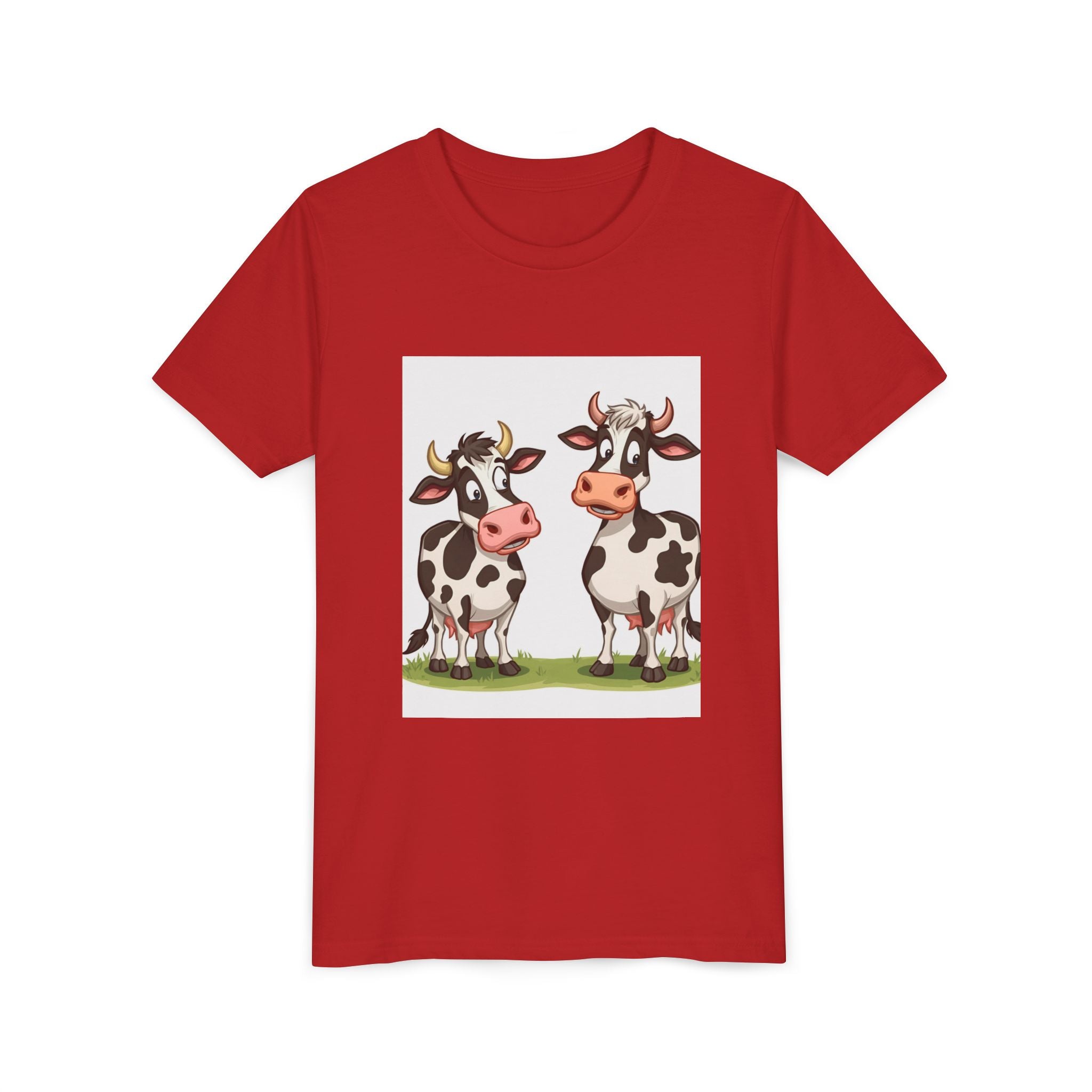 Cute Cows Youth Short Sleeve Tee