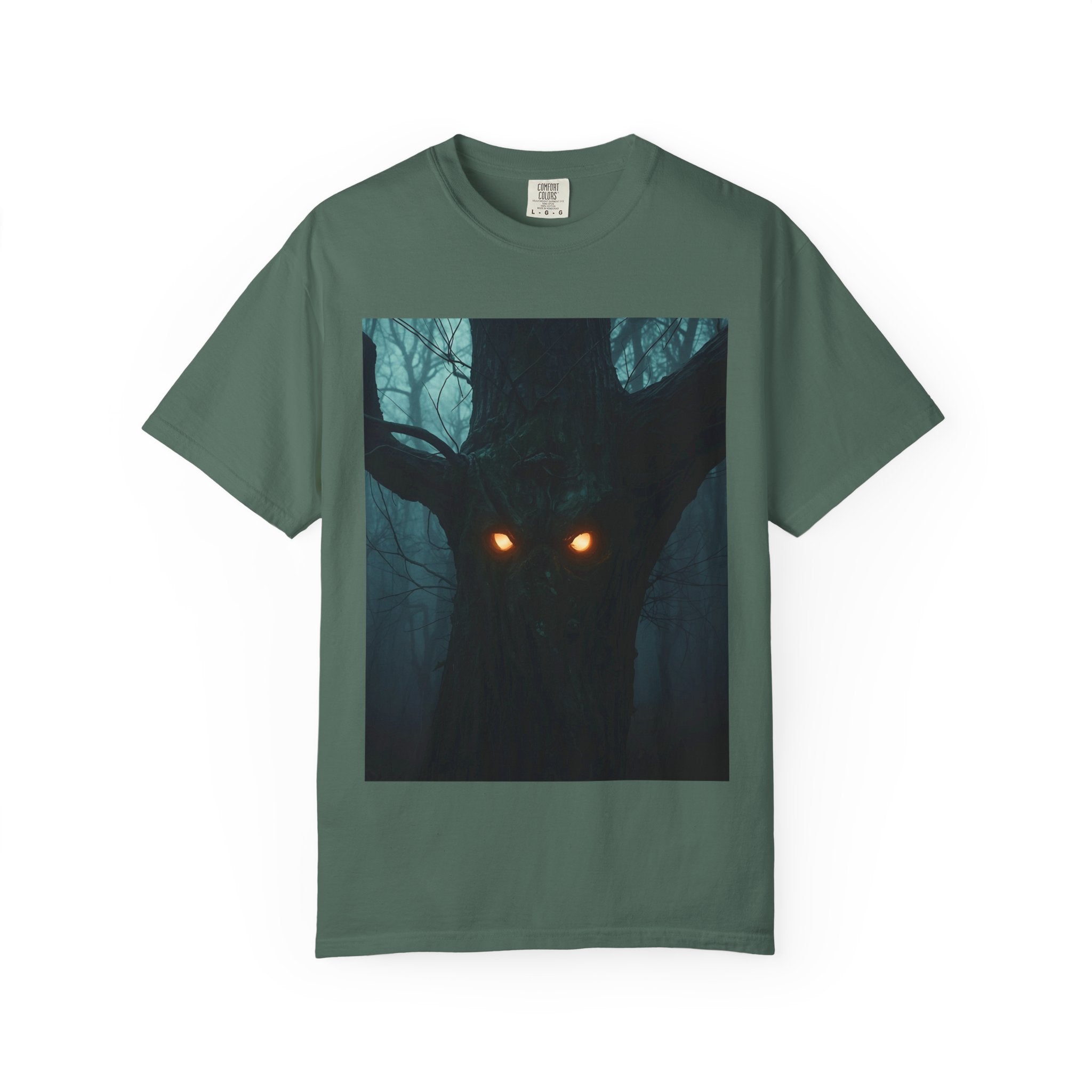 Spooky Mysterious Forest Creature T-Shirt, Unisex Shirt, Nature Lover Gift, Halloween Apparel, Unique Graphic Tee
