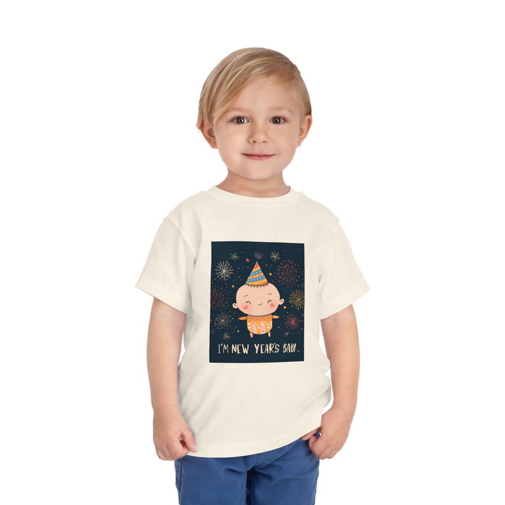 I Am A New Years Baby Toddler Short Sleeve Tee