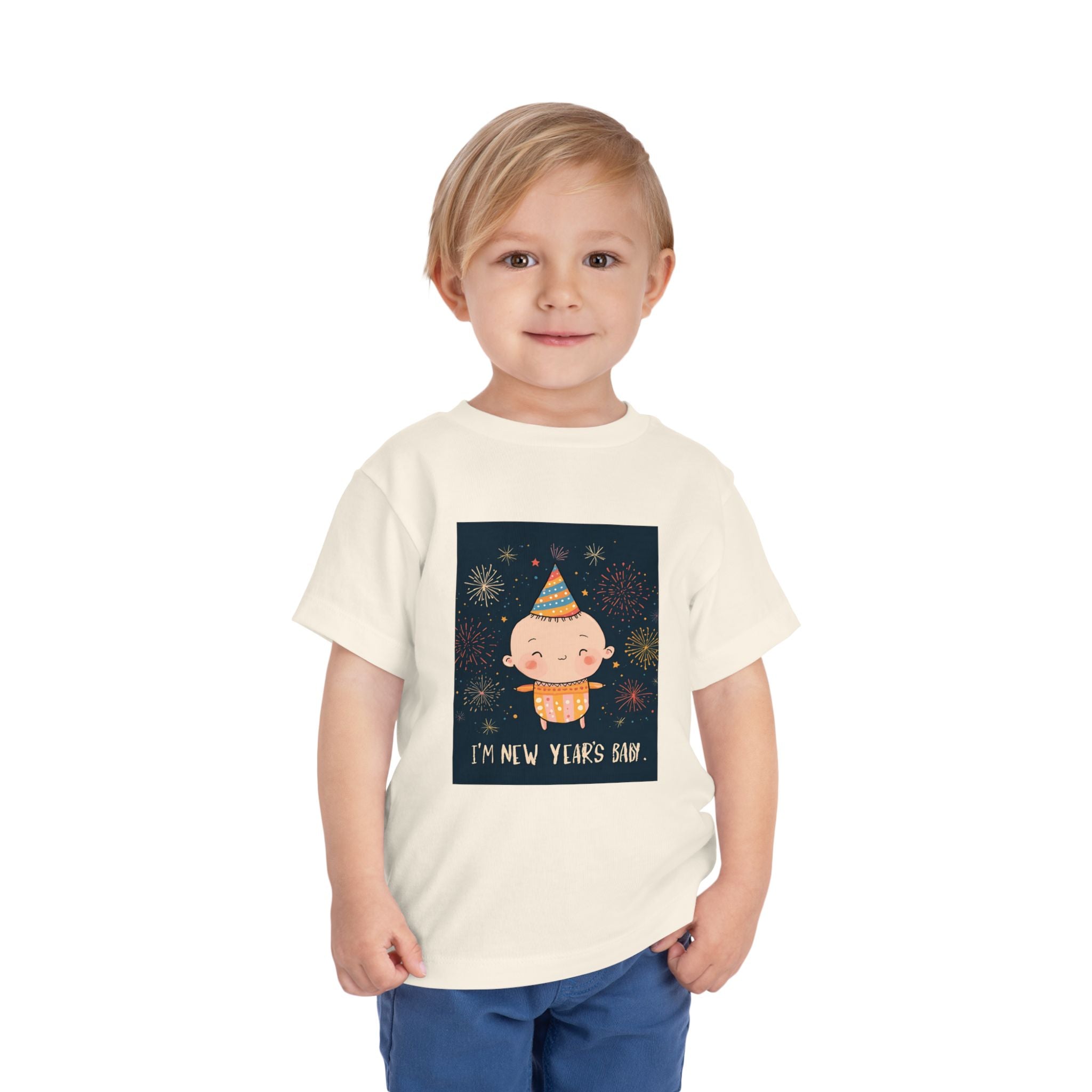 I Am A New Years Baby Toddler Short Sleeve Tee