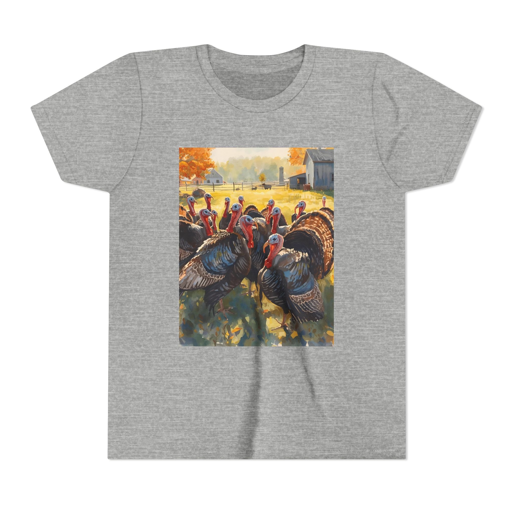 Thanksgiving Turkey Youth Short Sleeve Tee