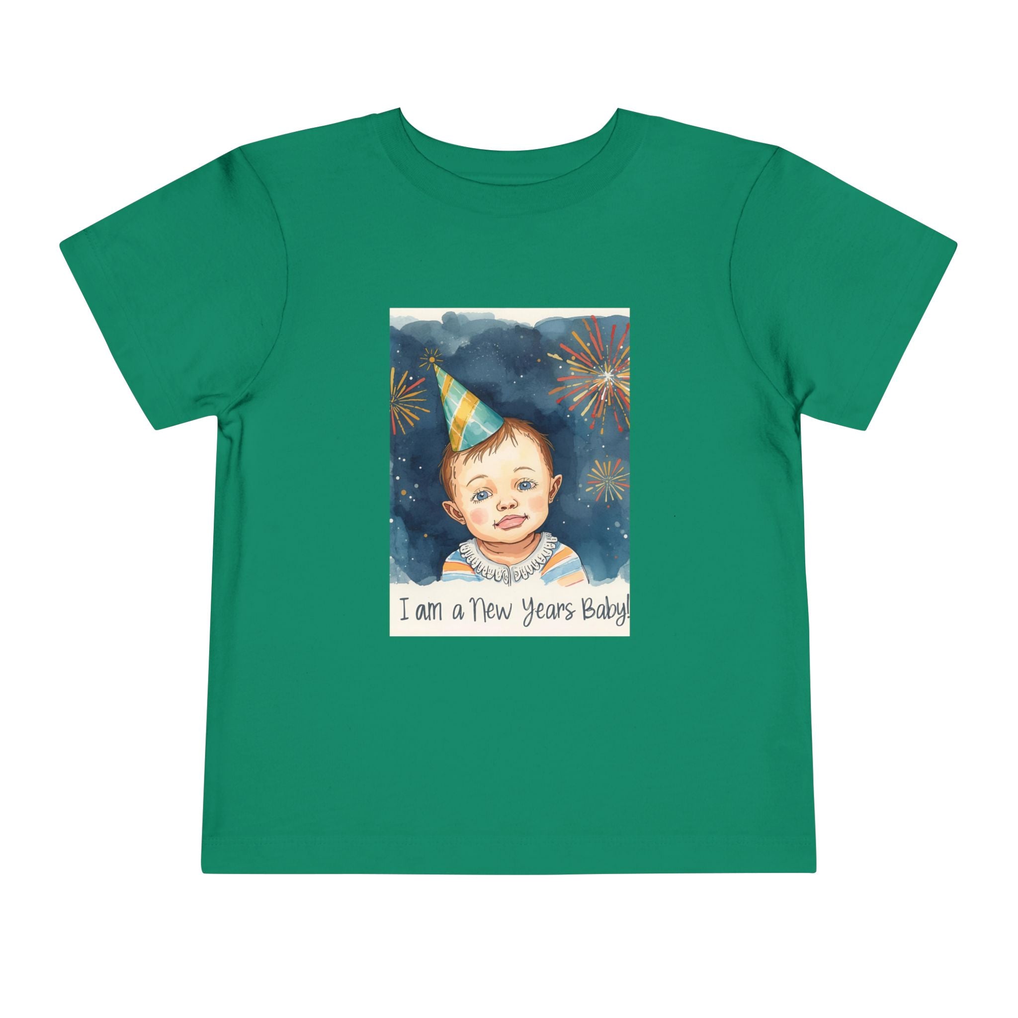 I Am A New Years Baby Toddler Short Sleeve Tee