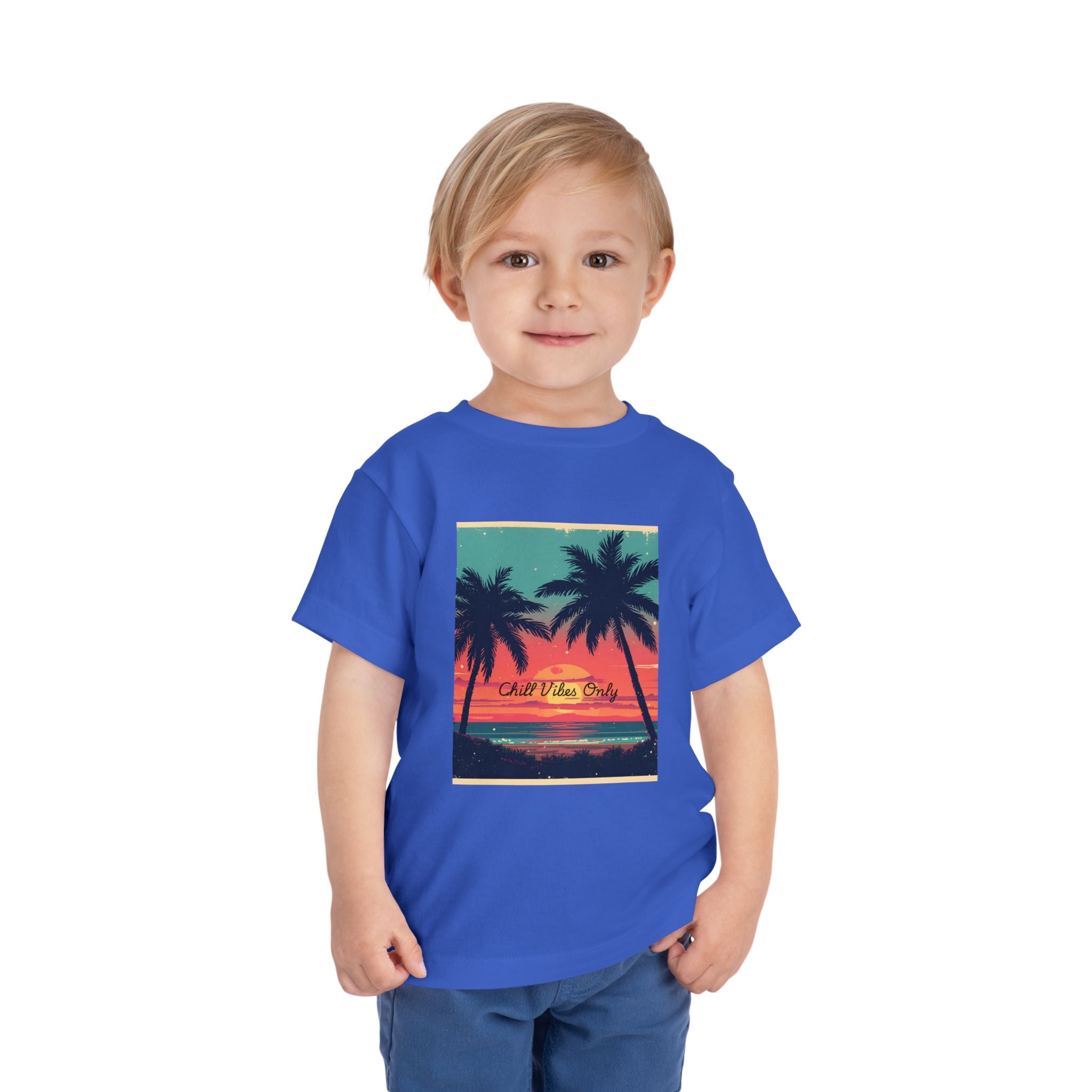 Tropical Sunset Toddler Short Sleeve Tee