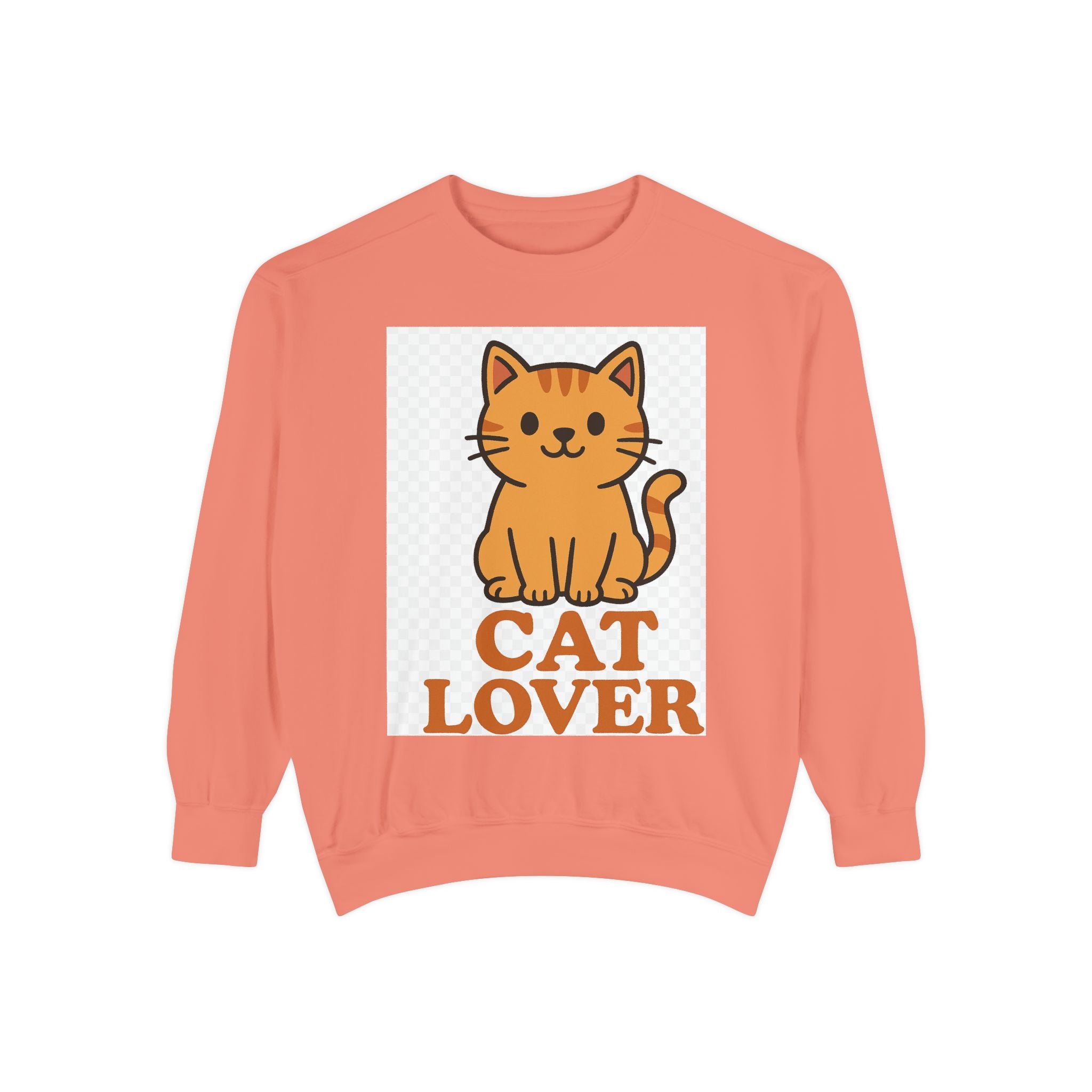 Cat Lover Unisex Garment-Dyed Sweatshirt