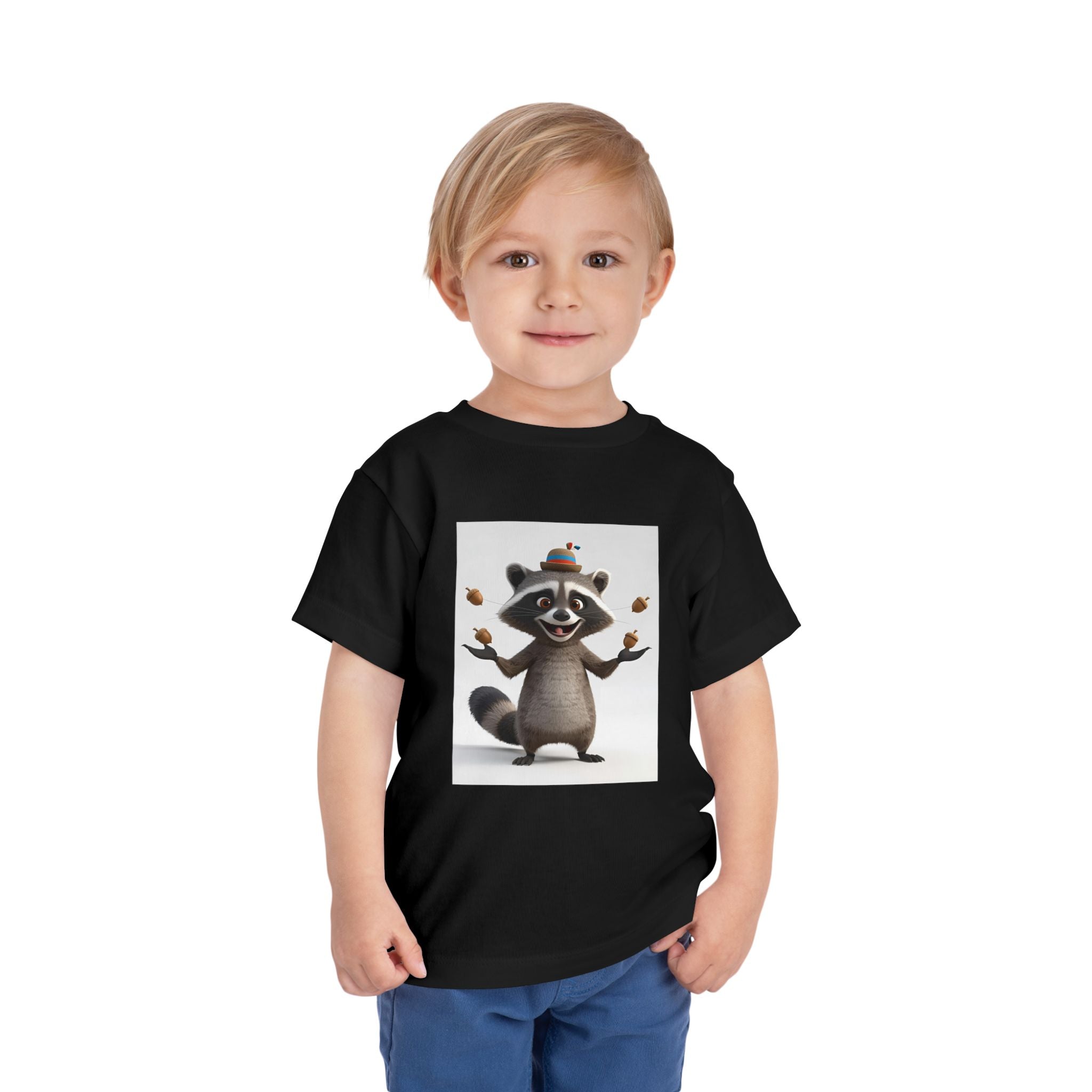 Raccoon Toddler Short Sleeve Tee