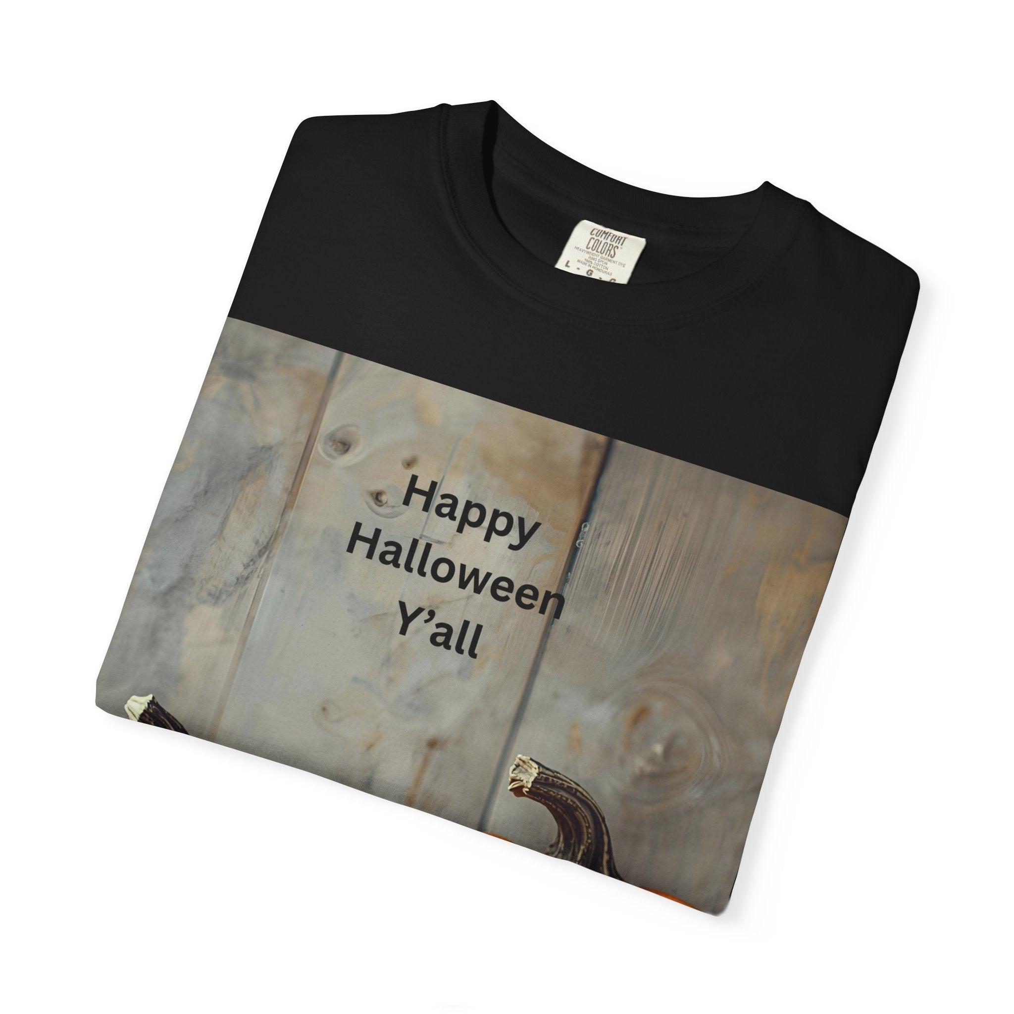 Happy Halloween Y'all T-Shirt | Cozy Fall Tee, Pumpkin Shirt, Unisex Halloween Apparel, October Gift, Casual Wear