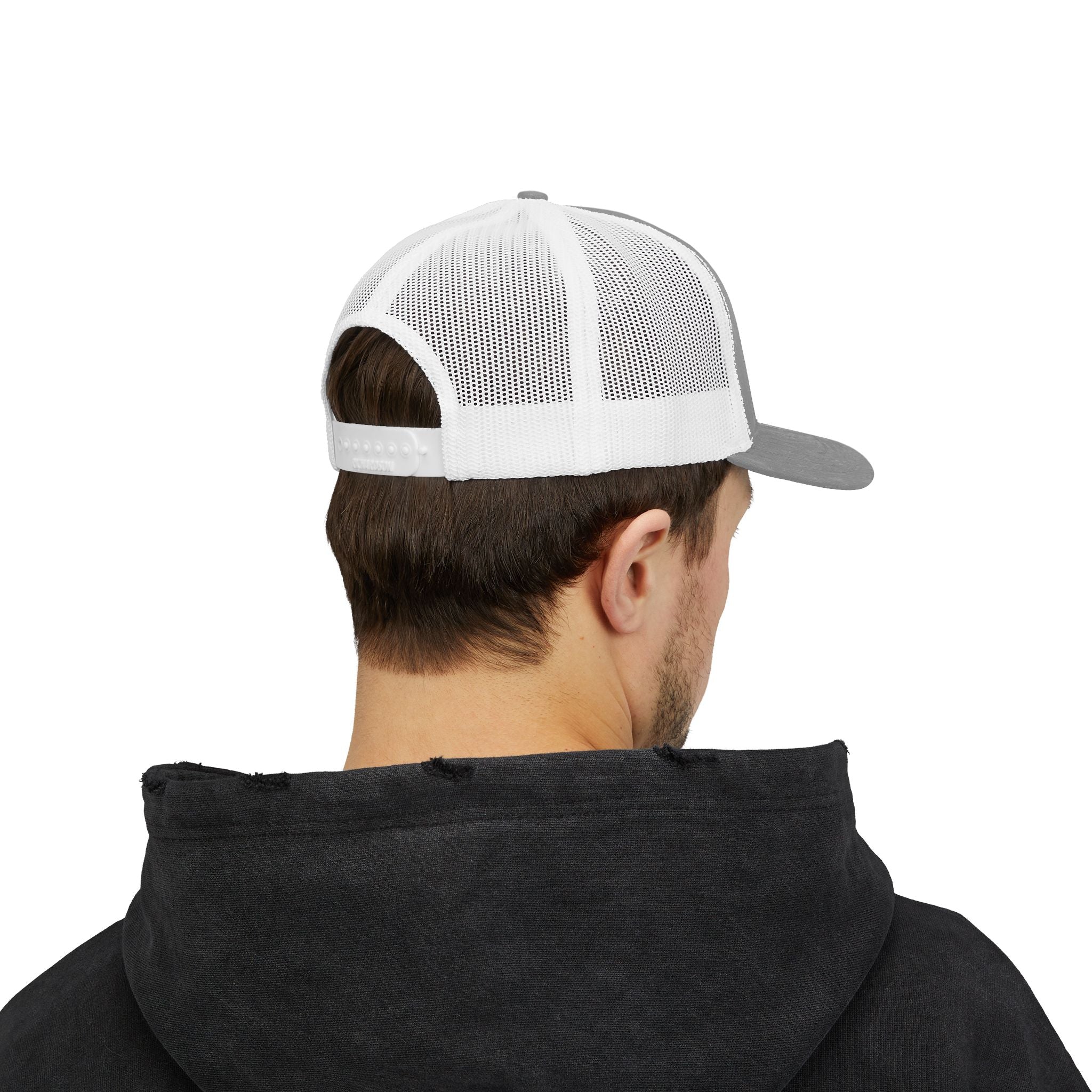 Boss Built Co. Trucker Hat — Vintage Distressed Snapback Cap for Builders & Makers