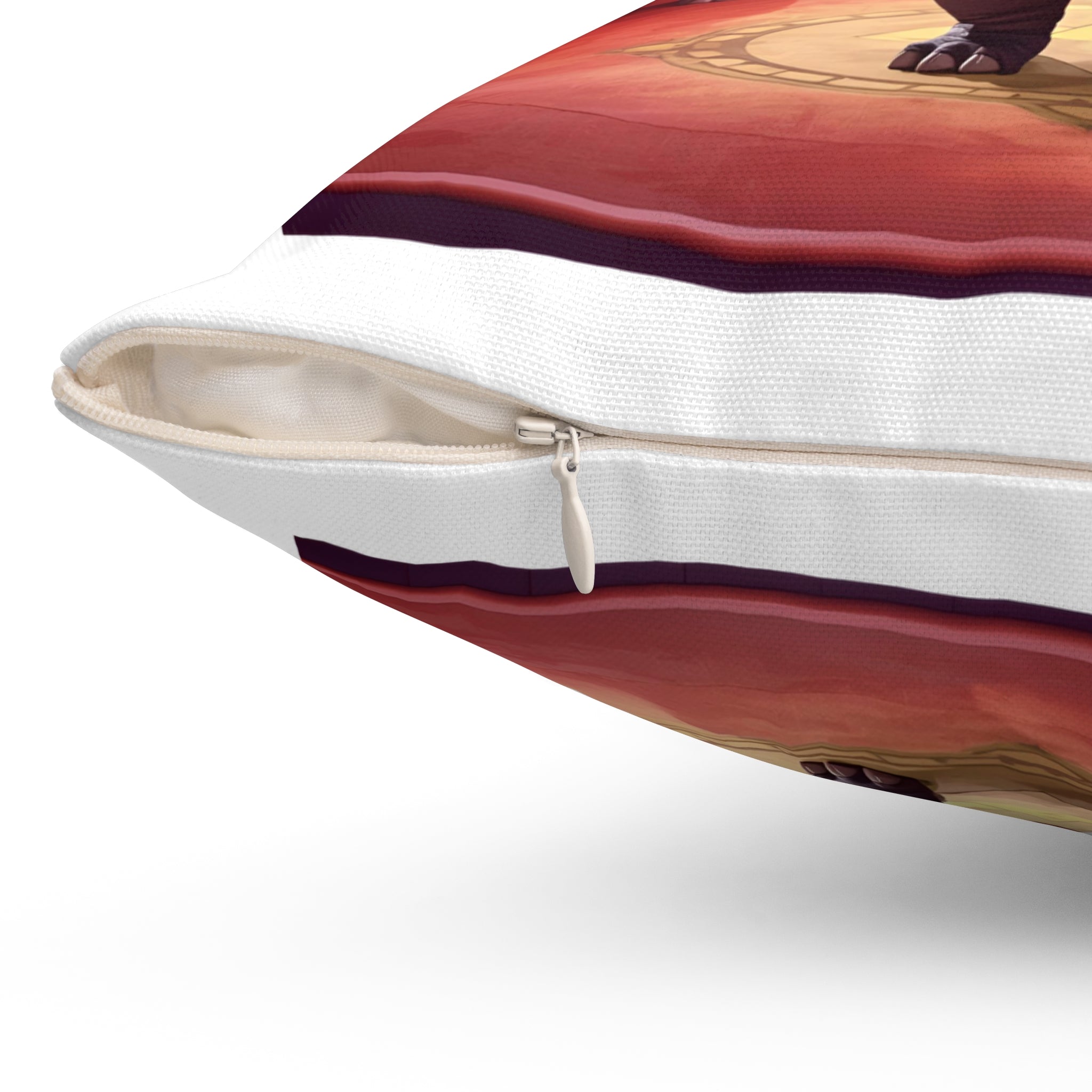 Playful Hippo Decor Pillow - Fun Animal Cushion, Cute Home Accent, Kids Room Decor, Gift for Animal Lovers, Unique Throw Pillow