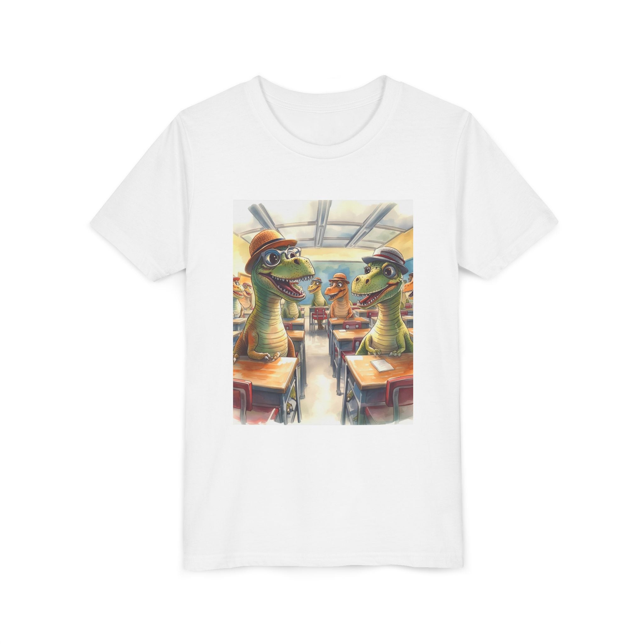 Dinosaur Classroom Youth Short Sleeve Tee