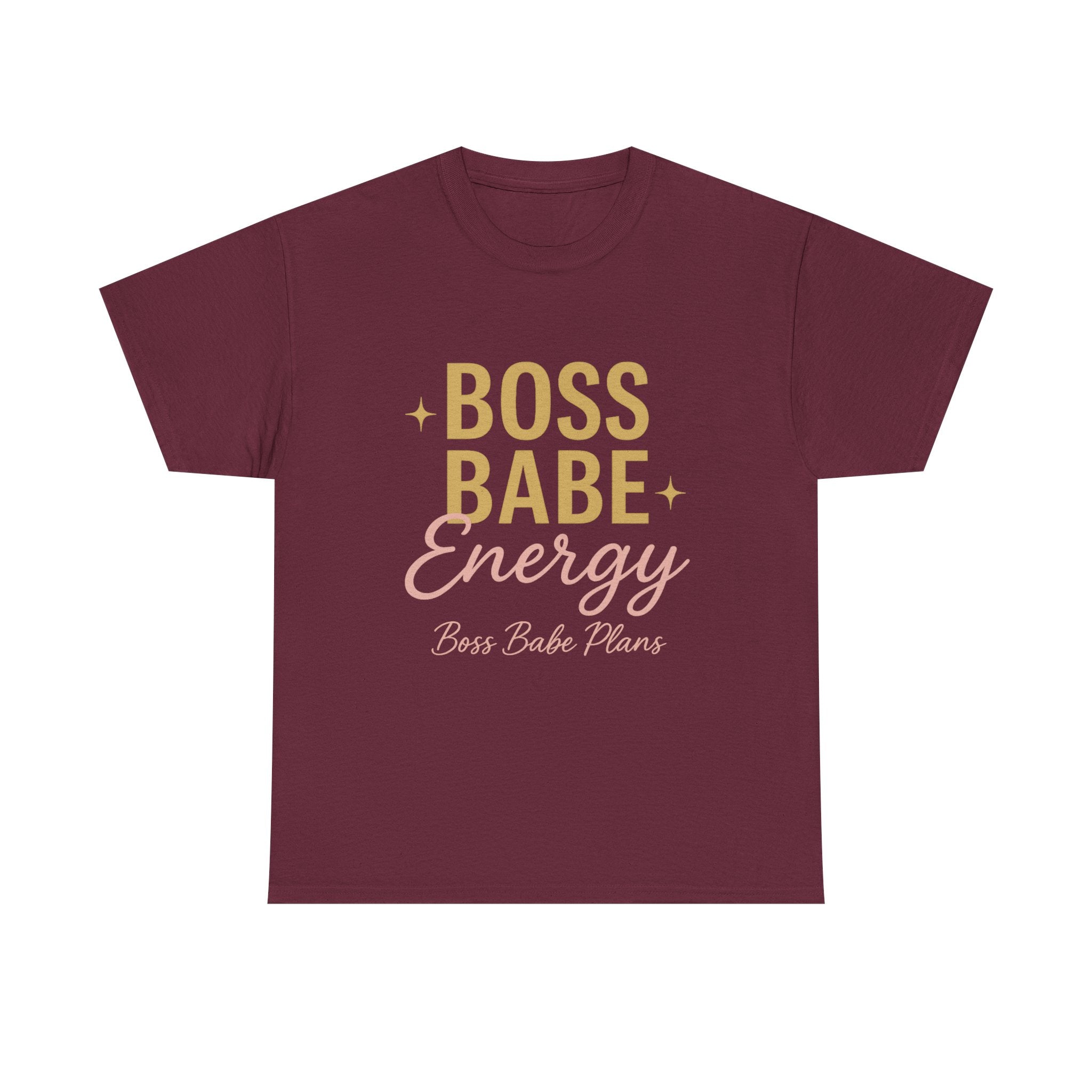 Boss Babe Plans Energy Unisex Cotton Tee