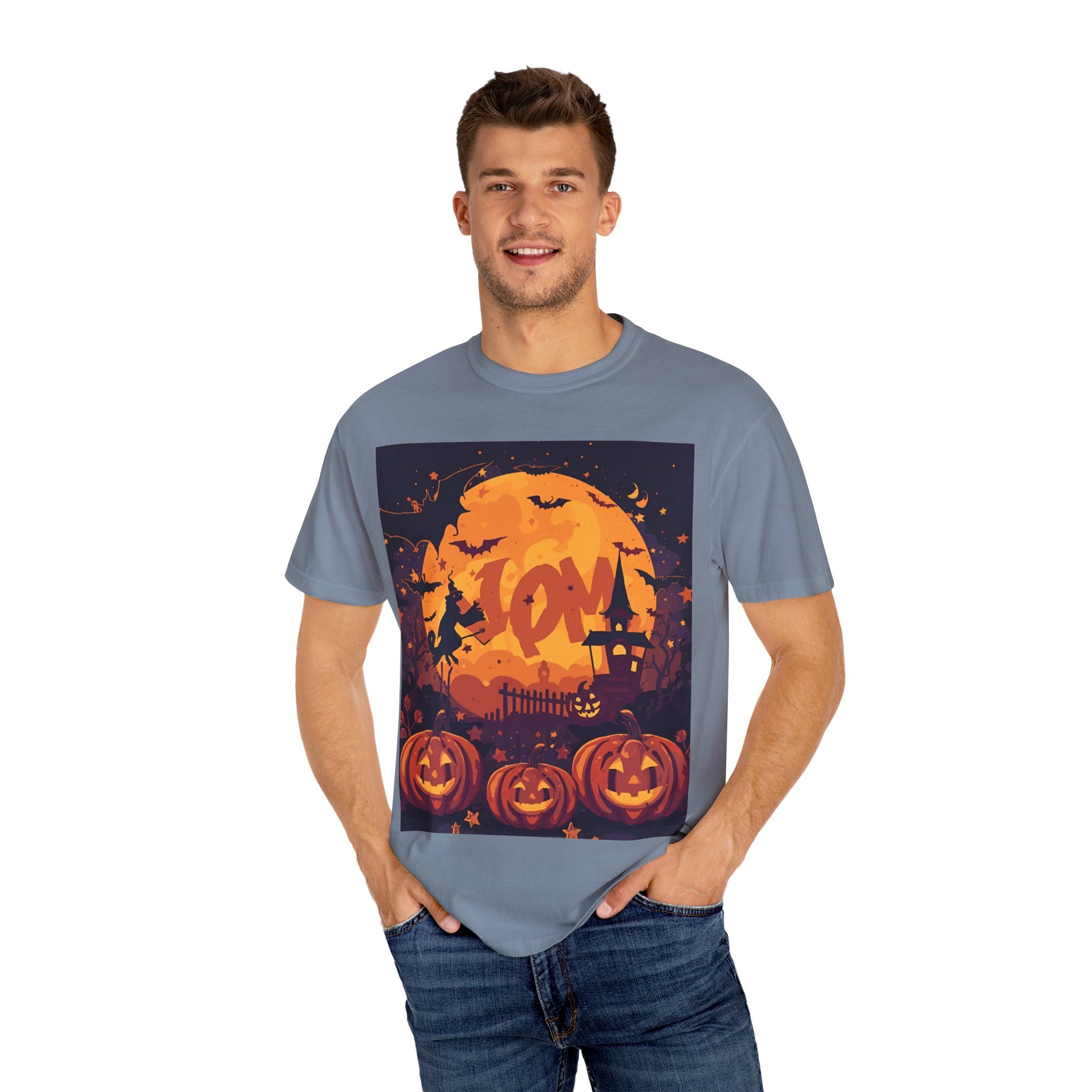 Halloween Pumpkin Graphic Tee, Unisex T-shirt, Spooky Shirt, Pumpkin Shirt, Fall Fashion, Halloween Costume, Autumn Apparel