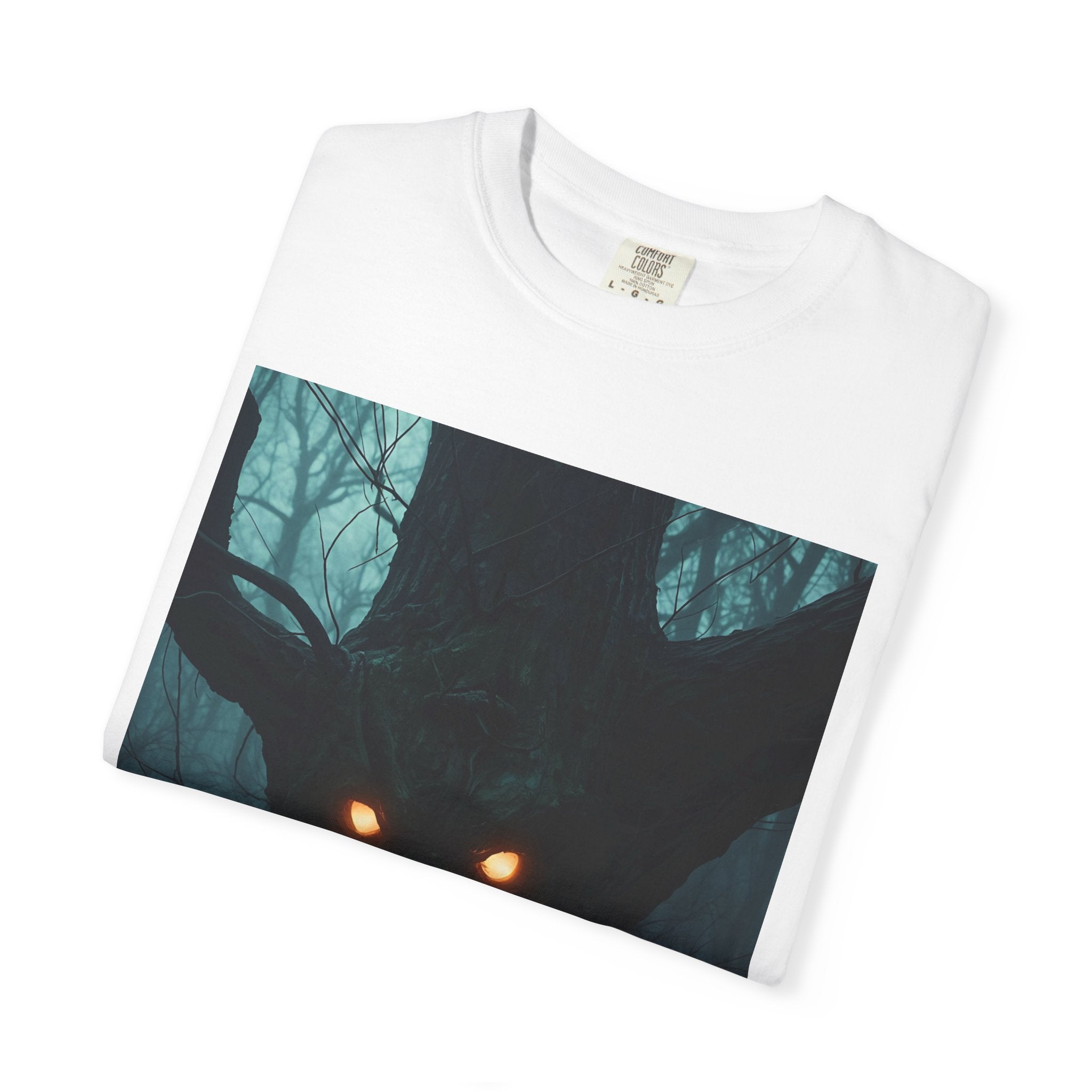 Spooky Mysterious Forest Creature T-Shirt, Unisex Shirt, Nature Lover Gift, Halloween Apparel, Unique Graphic Tee