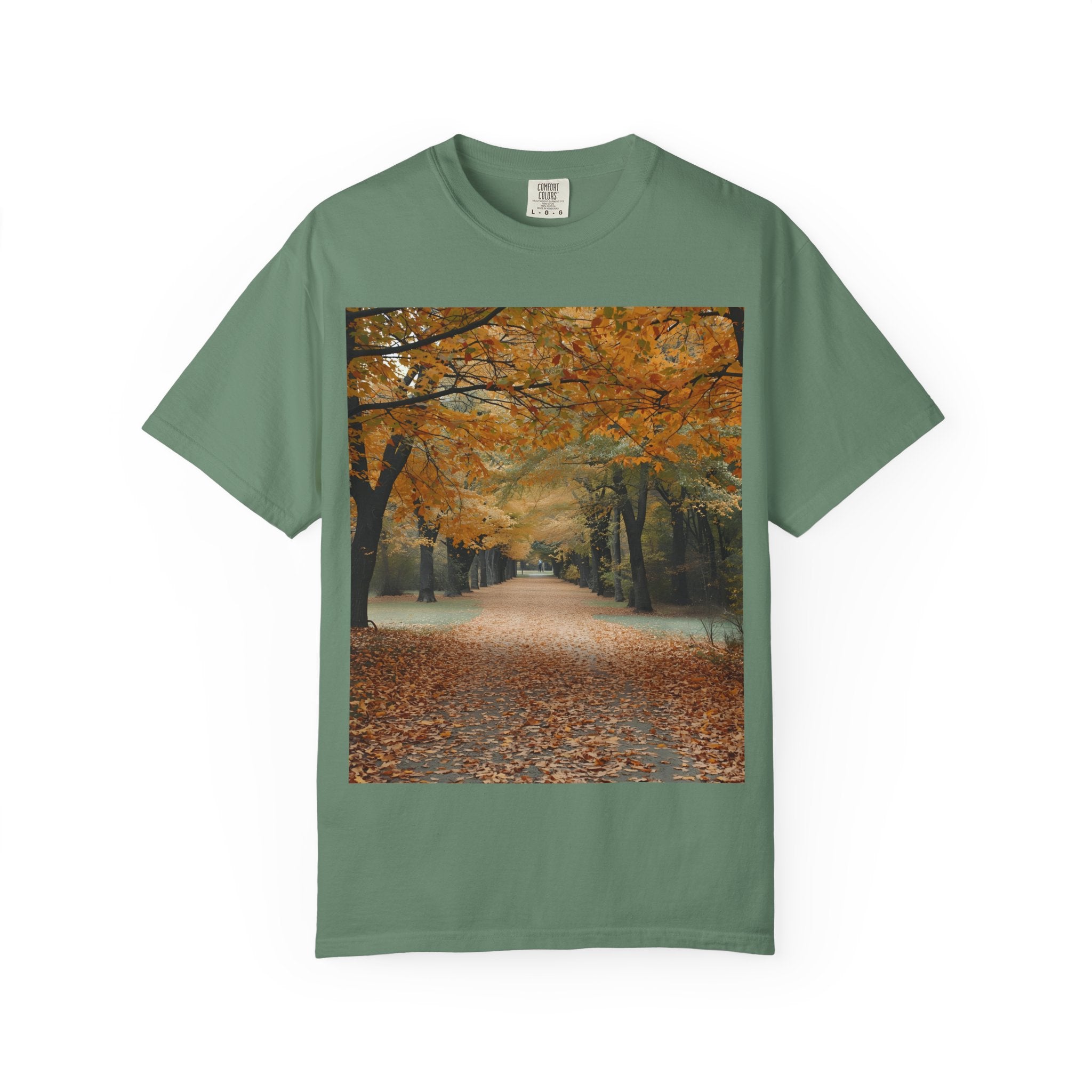 Autumn Pathway T-Shirt | Nature Lover Gift, Fall Fashion, Unisex Tee, Seasonal Wear, Cozy Vibes