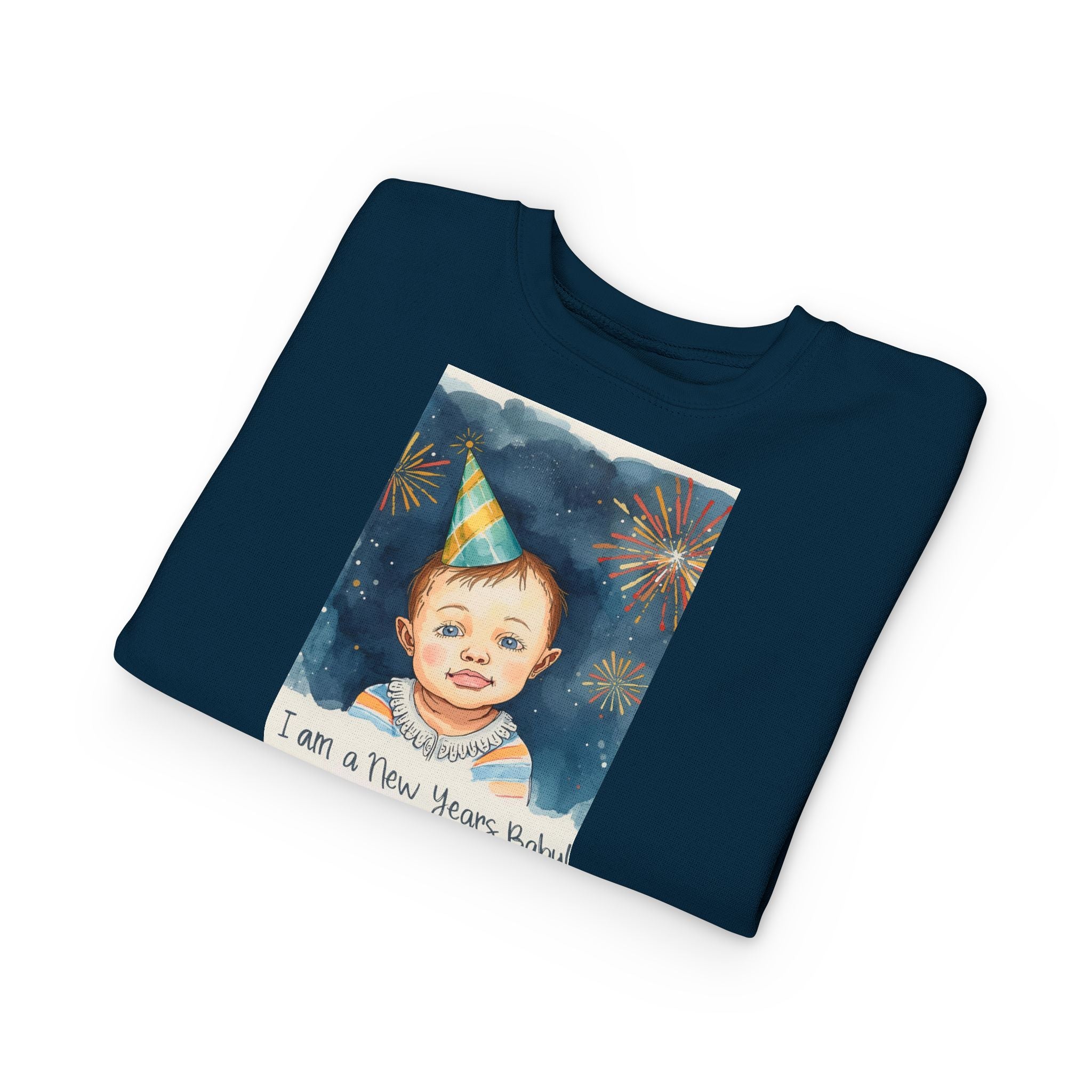 I Am A New Years Baby Toddler Sweatshirt