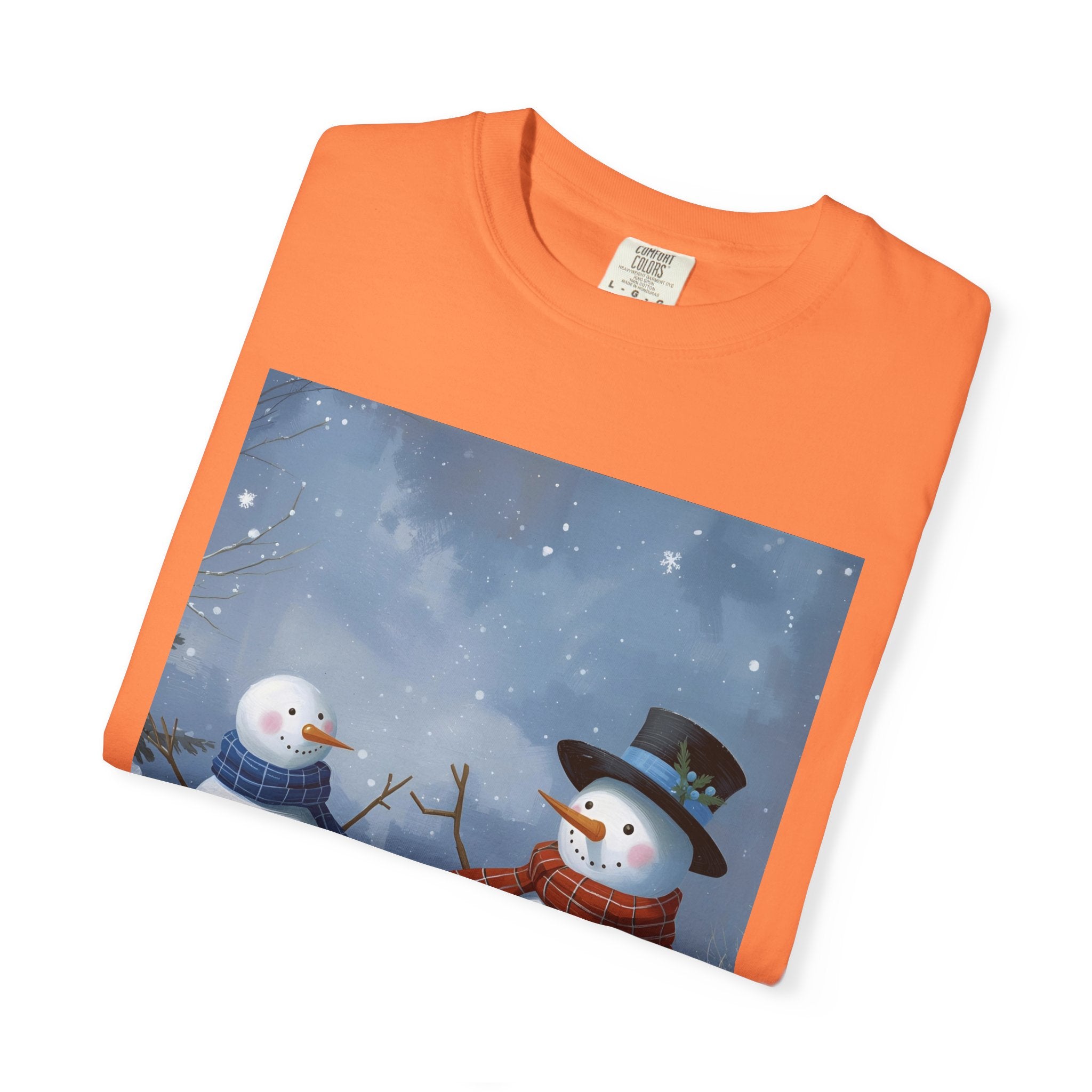 Christmas Snowman Family T-Shirt, Holiday Gift, Cozy Tee, Unisex Snowman Shirt, Festive Apparel, Winter Celebration Wear