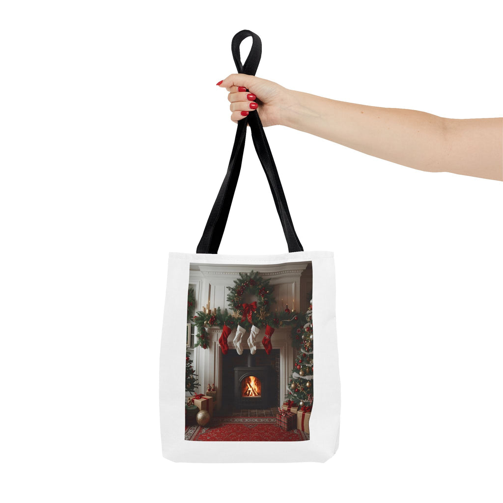 Cozy Christmas Tote Bag, Holiday Tote, Festive Bag, Gift Bag, Shopping Tote, Merry Christmas Decor, Seasonal Accessories